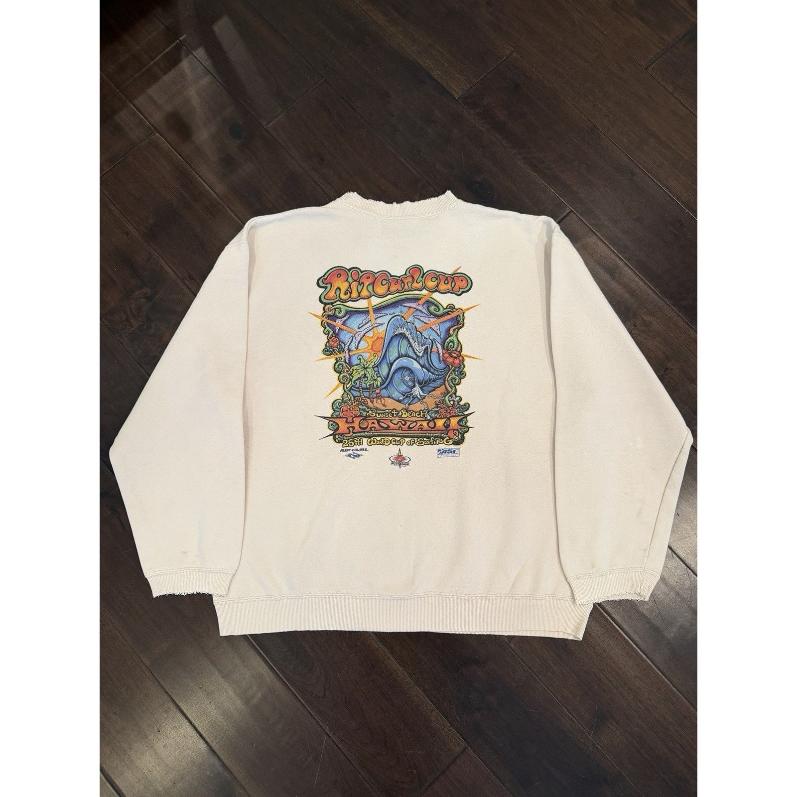 Rip Curl Vintage 90s rip curl triple crown sweater Rare Size US XL / EU 56 / 4 - 3 Thumbnail