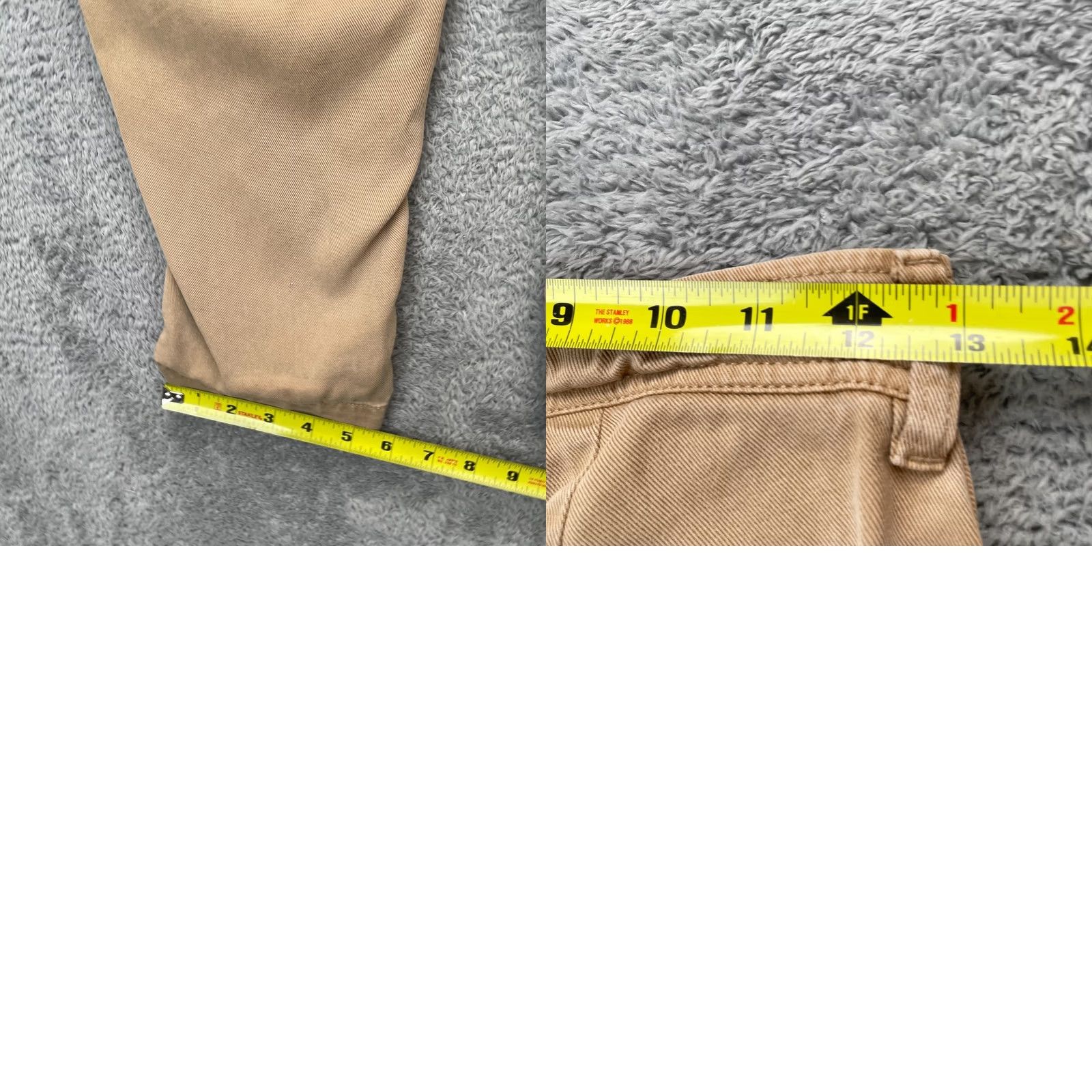 Everlane Everlane Womens Beige Chino Pants Tapered Leg Resort Casual Baggy 00 Size 26" / US 2 / IT 38 - 8 Thumbnail