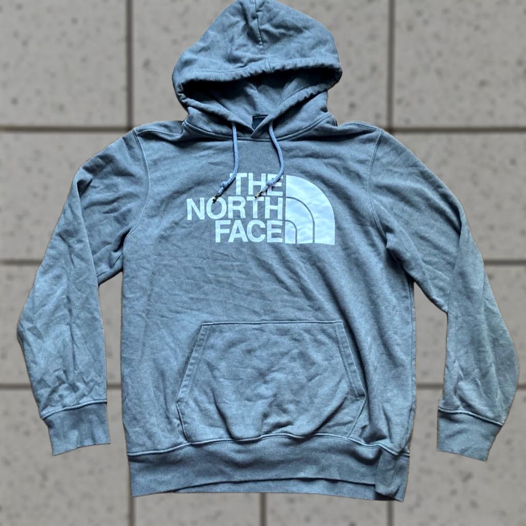 The North Face The North Face Hoodie Mens Size Large Logo Sweatshirt Gray Spell Out Size US L / EU 52-54 / 3 - 1 Thumbnail