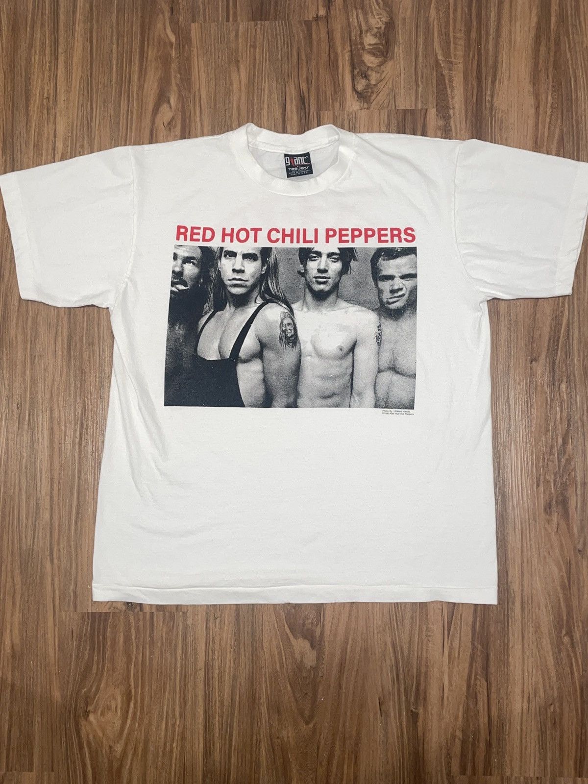 T-shirt Vintage Red Hot Chili Peppers Années 90 Taille M - Imprimé Spirale - Occasion Très Bon état