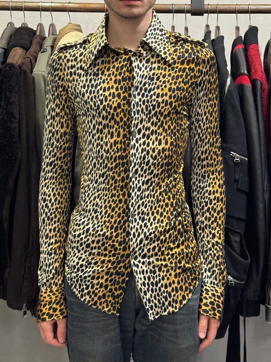 Dolce & Gabbana × Vintage SS2015 Dolce & Gabbana Leopard Shirt Size XS / US 0-2 / IT 36-38 - 2 Thumbnail