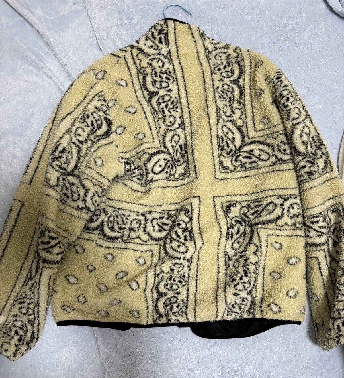 Supreme Supreme reversible bandana fleece jacket Size US M / EU 48-50 / 2 - 2 Thumbnail