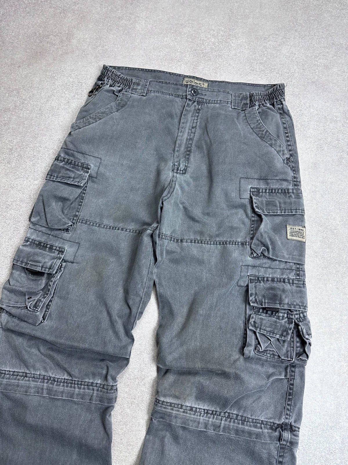 Vintage Vintage Archival Cargo Y2K Weles Baggy Pants XL Size US 36 / EU 52 - 3 Thumbnail