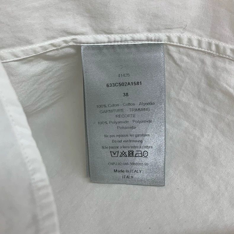 Dior Dior Size 38 White, black and red striped shirt 2502-Nexta Size US XXS / EU 40 - 4 Thumbnail
