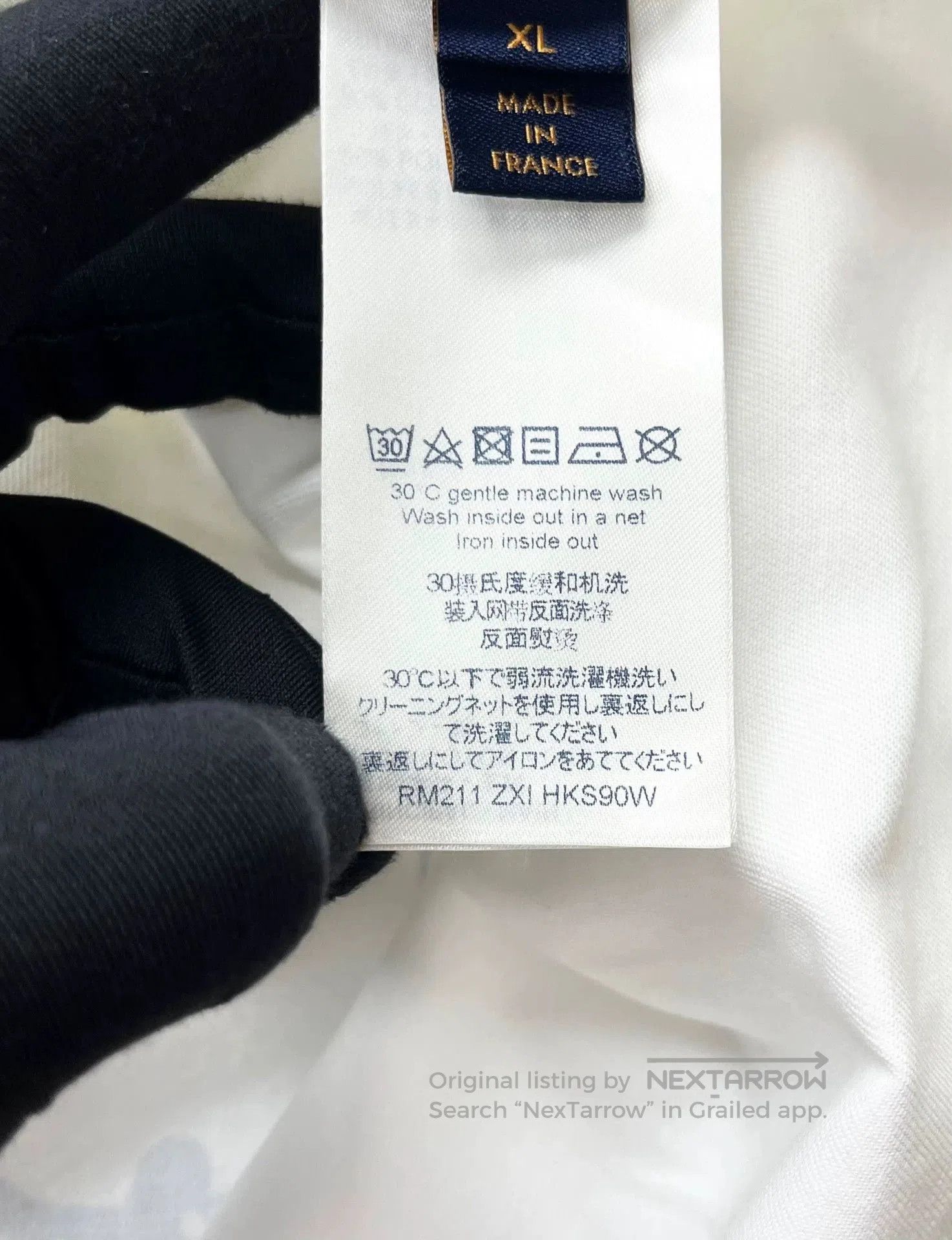 Louis Vuitton louis vuitton white short sleeve shirt. Size US XL / EU 56 / 4 - 4 Thumbnail