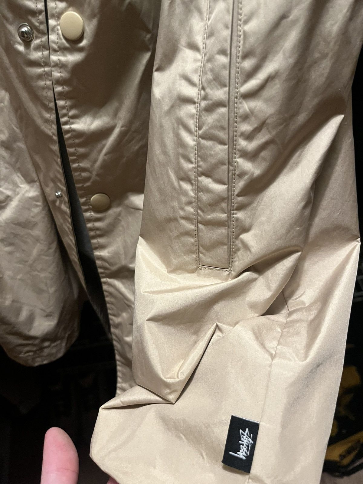 Designer × Stussy × Vintage Stussy Trench Coat size small Size US S / EU 44-46 / 1 - 7 Thumbnail