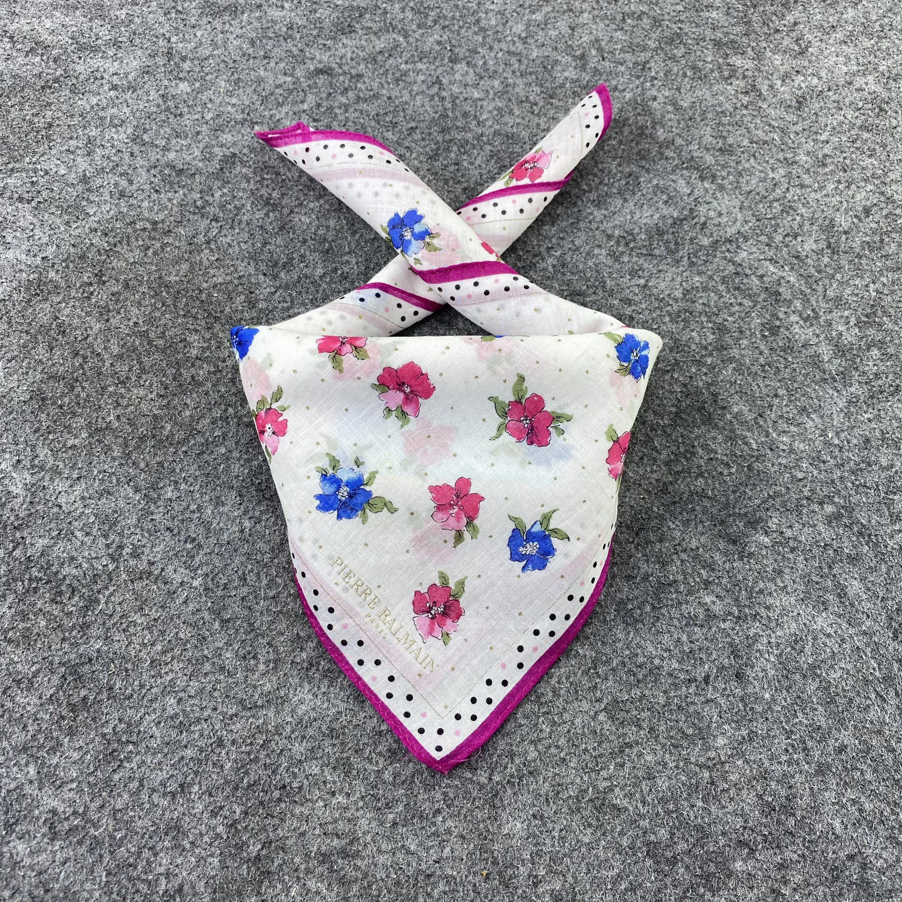 Pierre Balmain Pierre Balmain Handkerchief / Bandana / Neckerchief-B1121 Size ONE SIZE - 2 Thumbnail