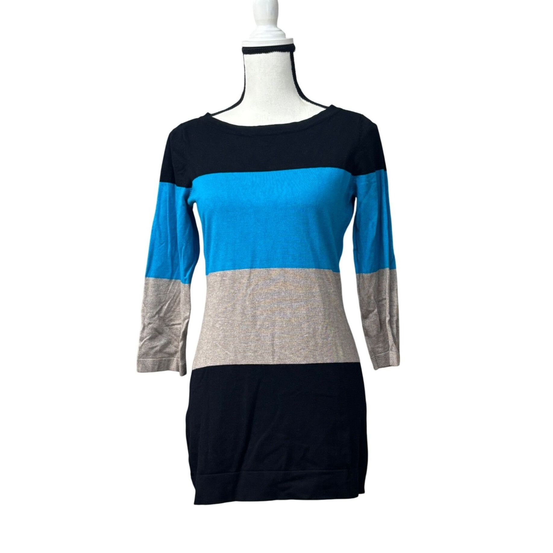 Other INC International Concepts 3/4 Sleeve Colorblock Tunic Sweat Size M / US 6-8 / IT 42-44 - 1 Thumbnail