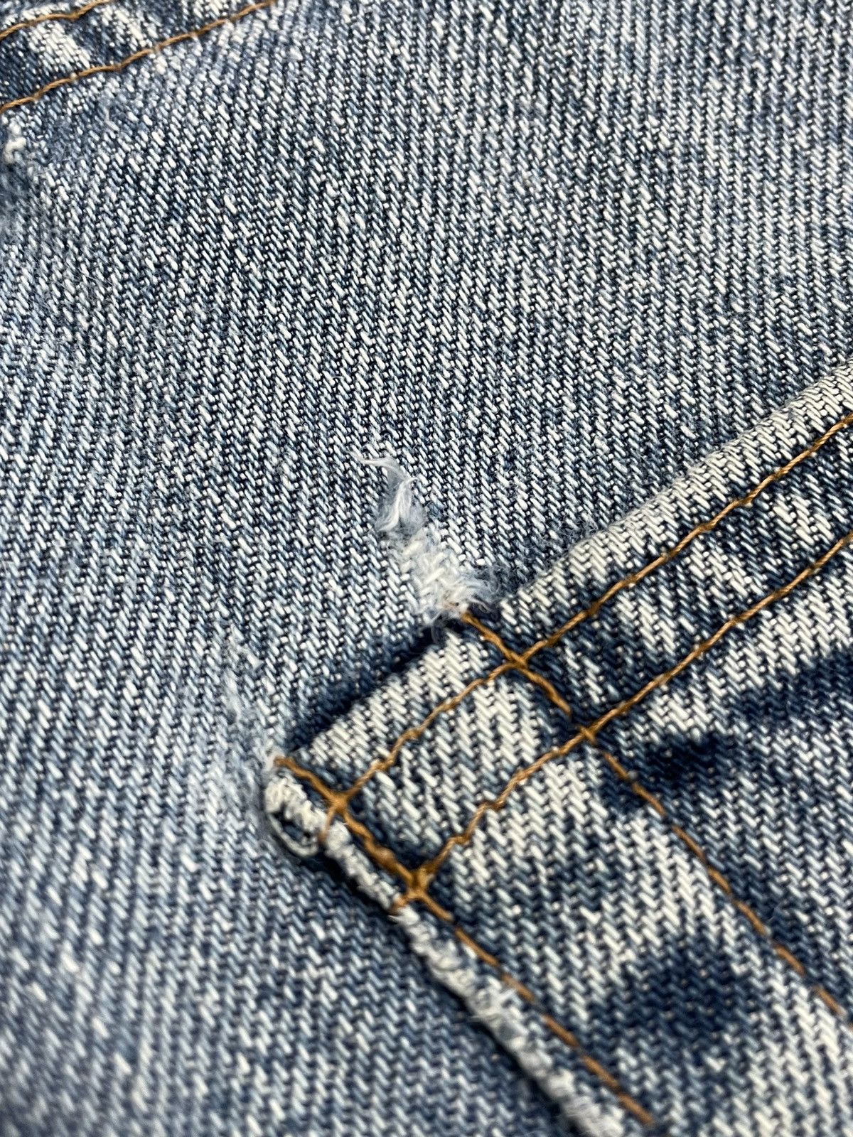 Levi's Vintage 90s Repro Levis 502 Selvedge Redline Big E Size US 30 / EU 46 - 22 Thumbnail