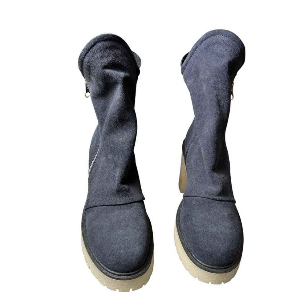 Free People New Free People Navy Suede Jack Zip Boots Size 38.5 Size US 8 / IT 38 - 9 Thumbnail