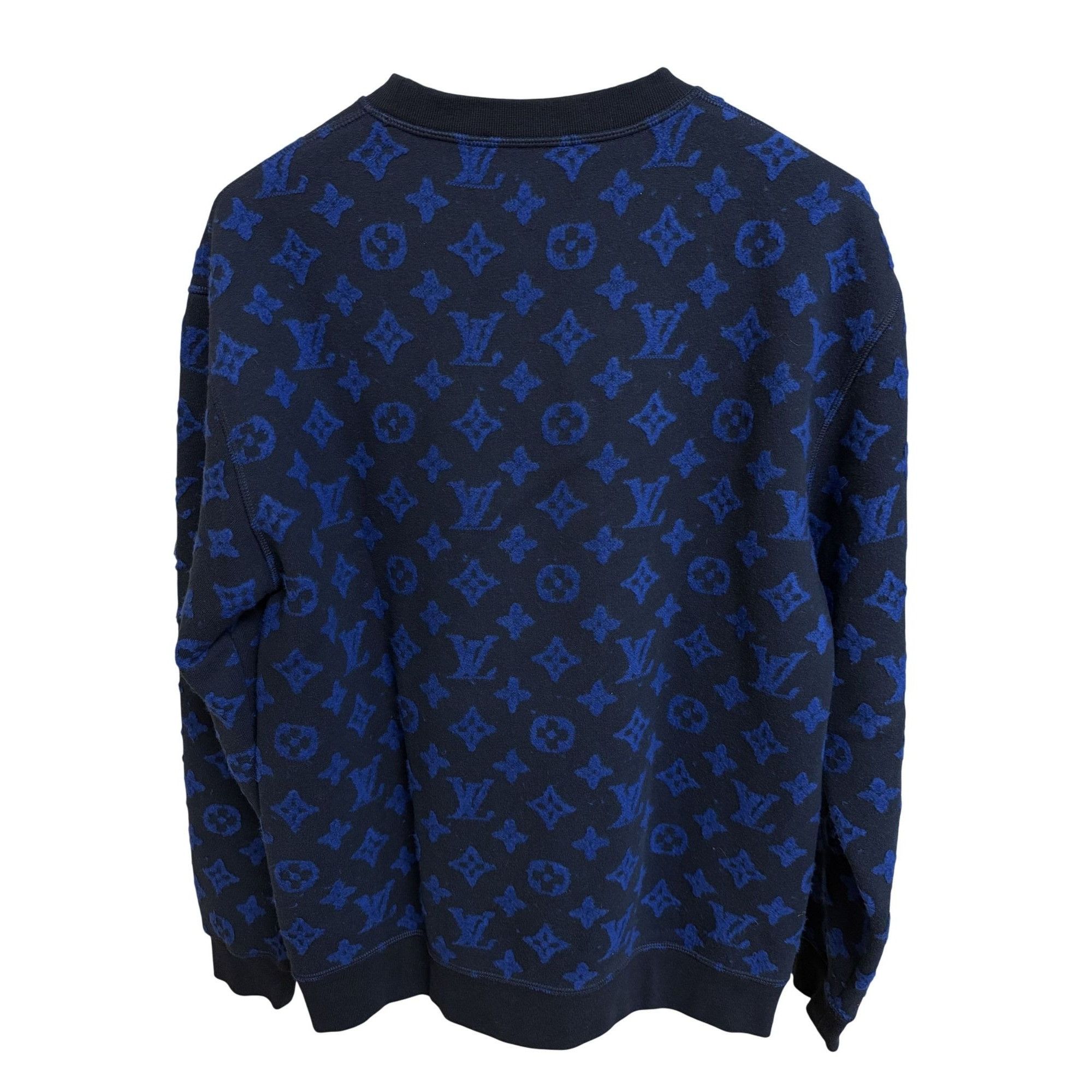 Louis Vuitton Louis Vuitton Mens Monogram Wool Sweater Size L Made In Ital Size US L / EU 52-54 / 3 - 2 Thumbnail