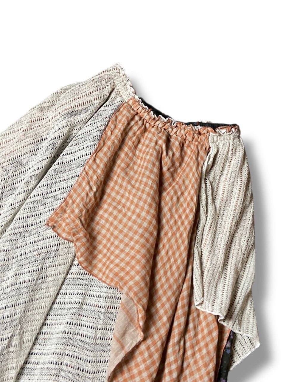 Japanese Brand Vintage Katabami Multi Pattern Crochet Skirt (151) Size 24" / US 00 / IT 34 - 1 Thumbnail