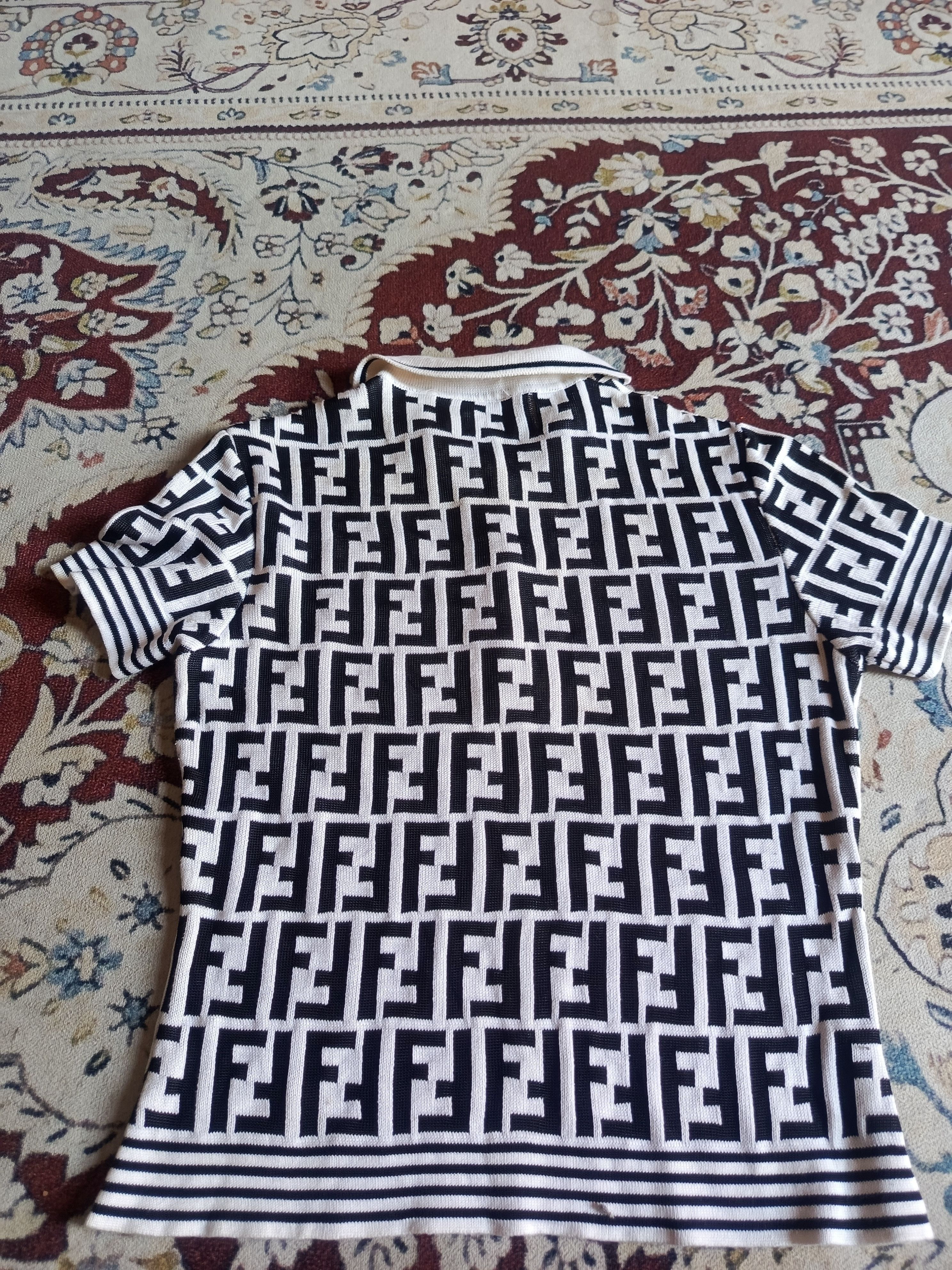 Fendi FENDI Vintage Zucca Monogram Knit Size S / US 4 / IT 40 - 4 Thumbnail
