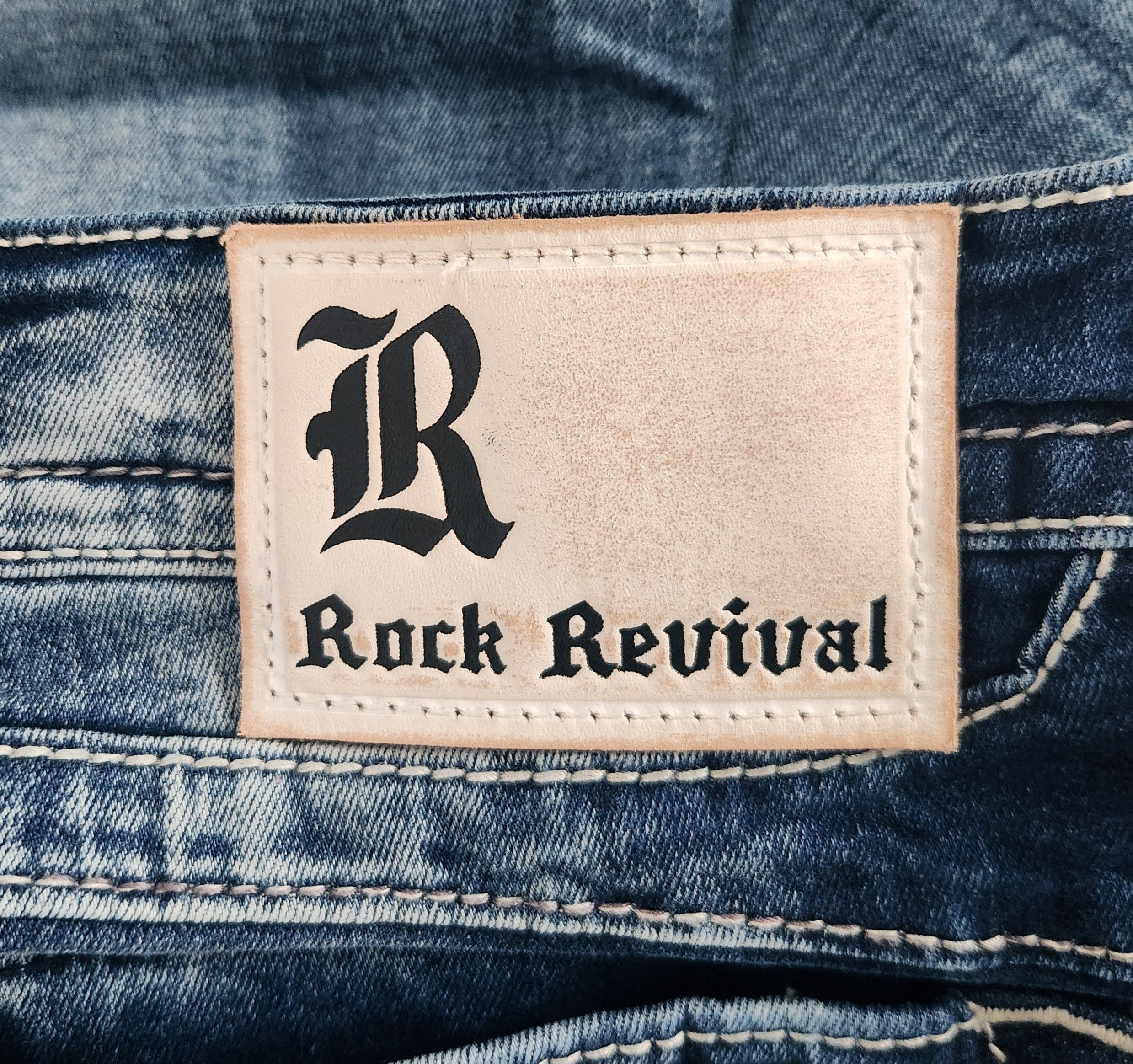 Rock Revival Rock Revival Amal Straight jeans Stretch Dark Wash $220 42 Size US 42 / EU 58 - 2 Thumbnail