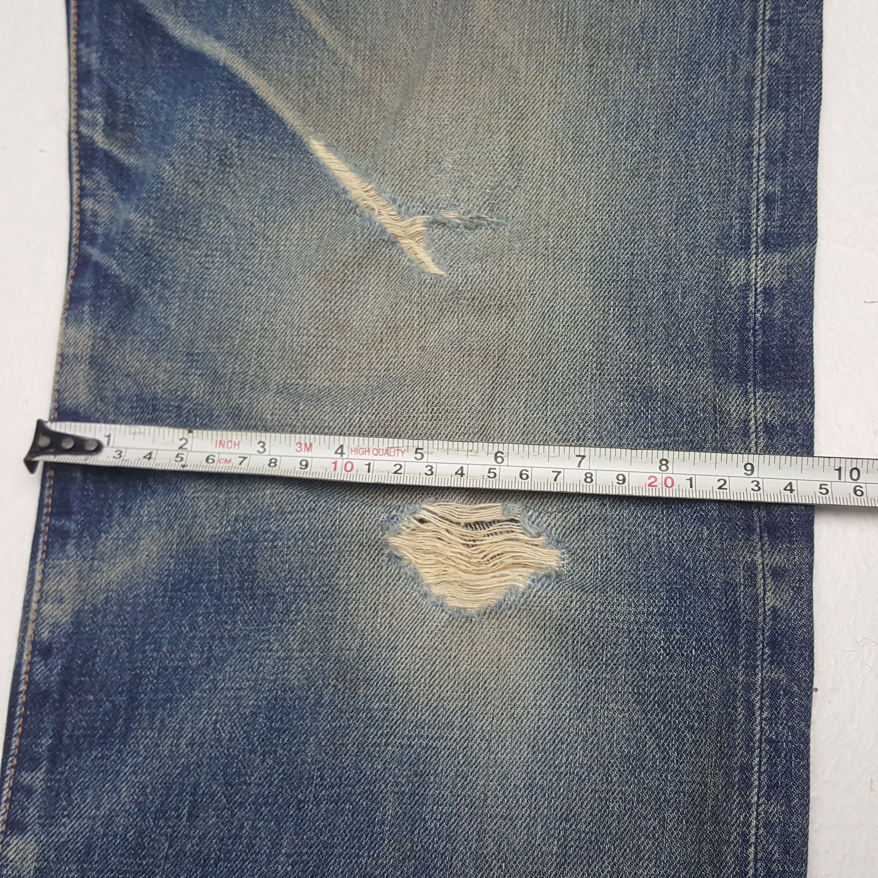 Evisu × Japanese Brand Vintage Evisu Selvedge Custom Art Daicock Denim Jeans Size US 28 / EU 44 - 10 Thumbnail