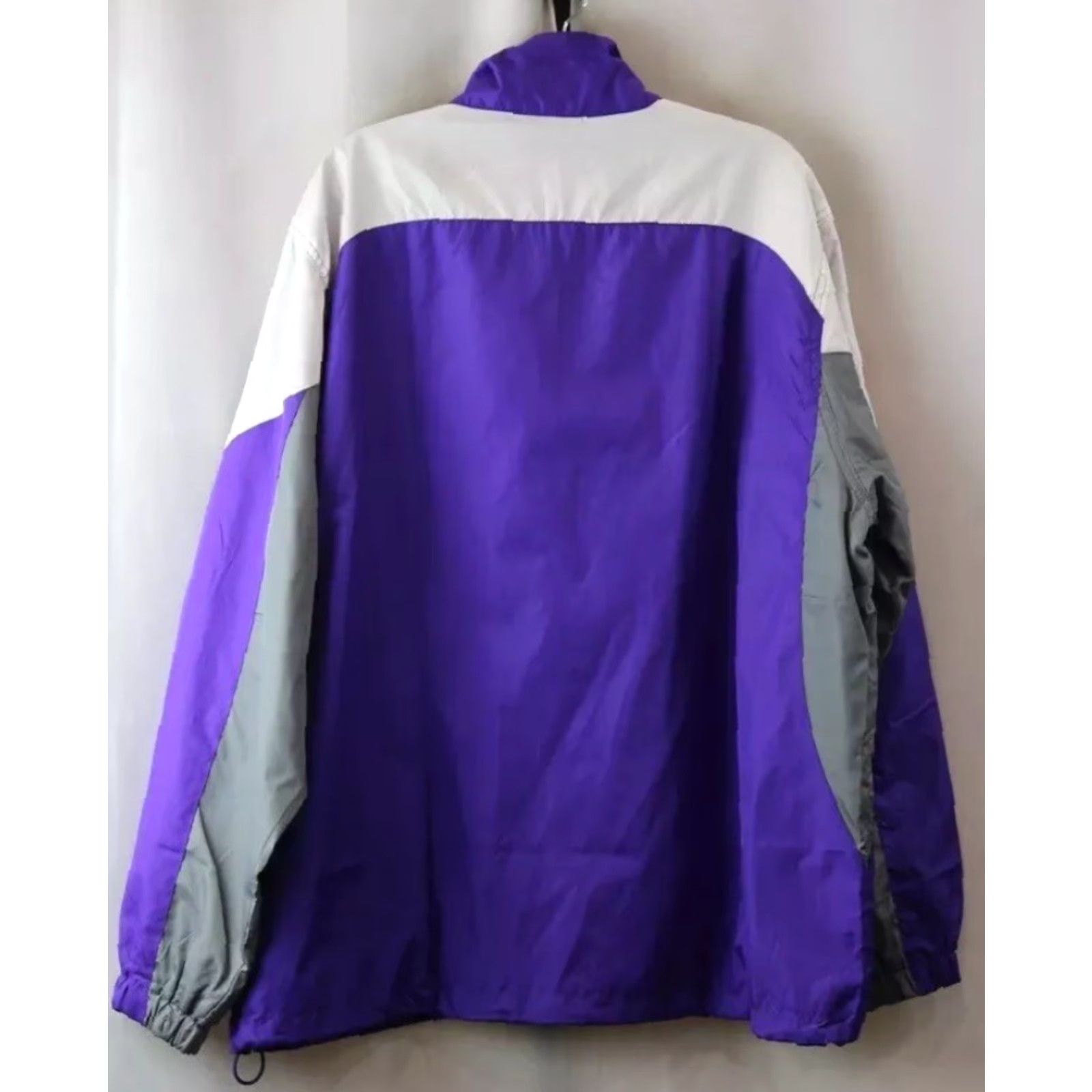 NFL NFL Team Apparel Jacket Men XL Purple Minnesota Vikings Windbreaker Mens Size US XL / EU 56 / 4 - 2 Thumbnail