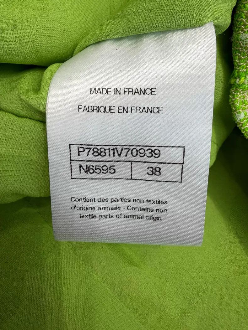Chanel Chanel Early Spring Vacation Series Green Hooded Tweed Jac Size XS / US 0-2 / IT 36-38 - 5 Thumbnail