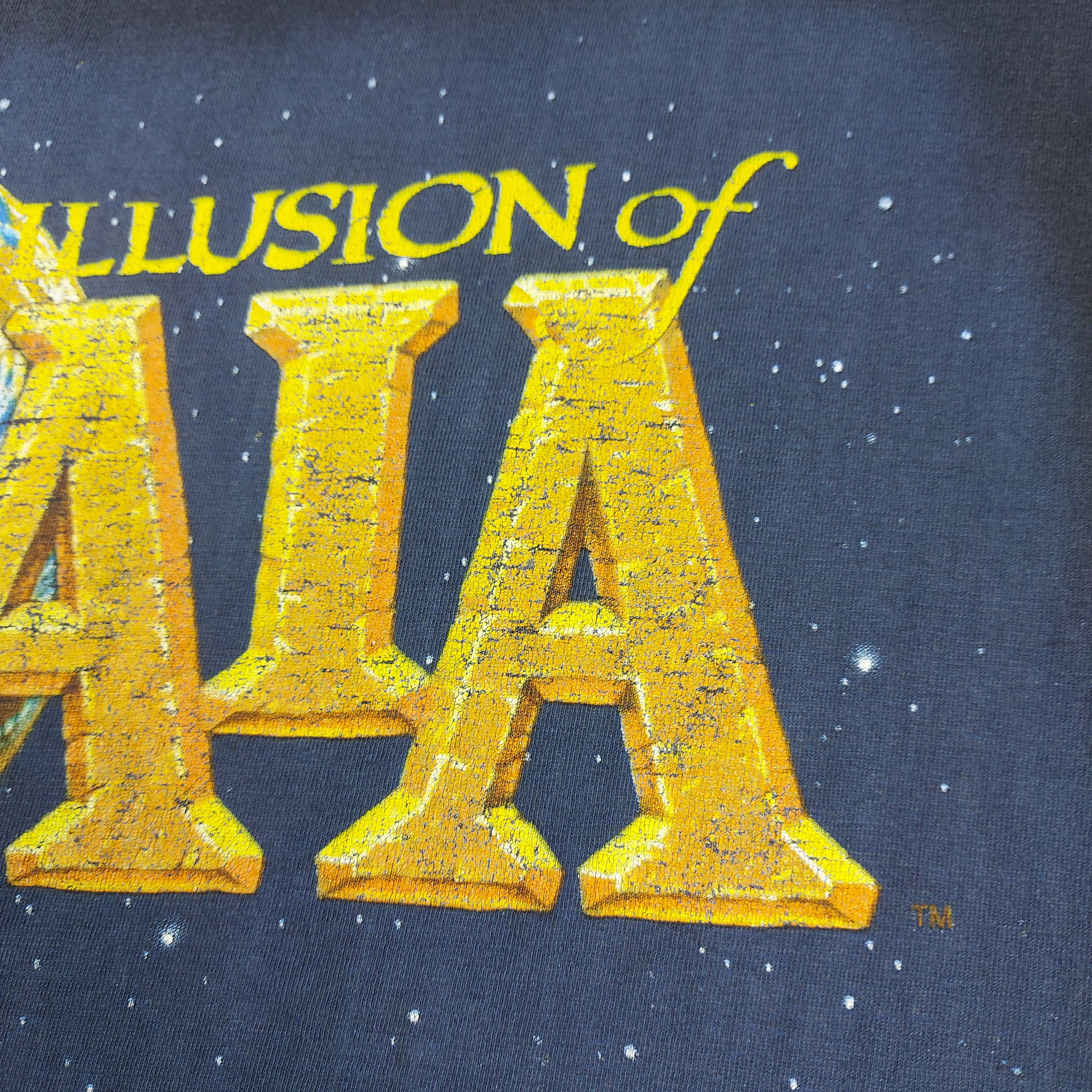 Nintendo Vintage 1994 Nintendo Illusion of Gaia RPG Super SNES TEE Size US L / EU 52-54 / 3 - 8 Thumbnail
