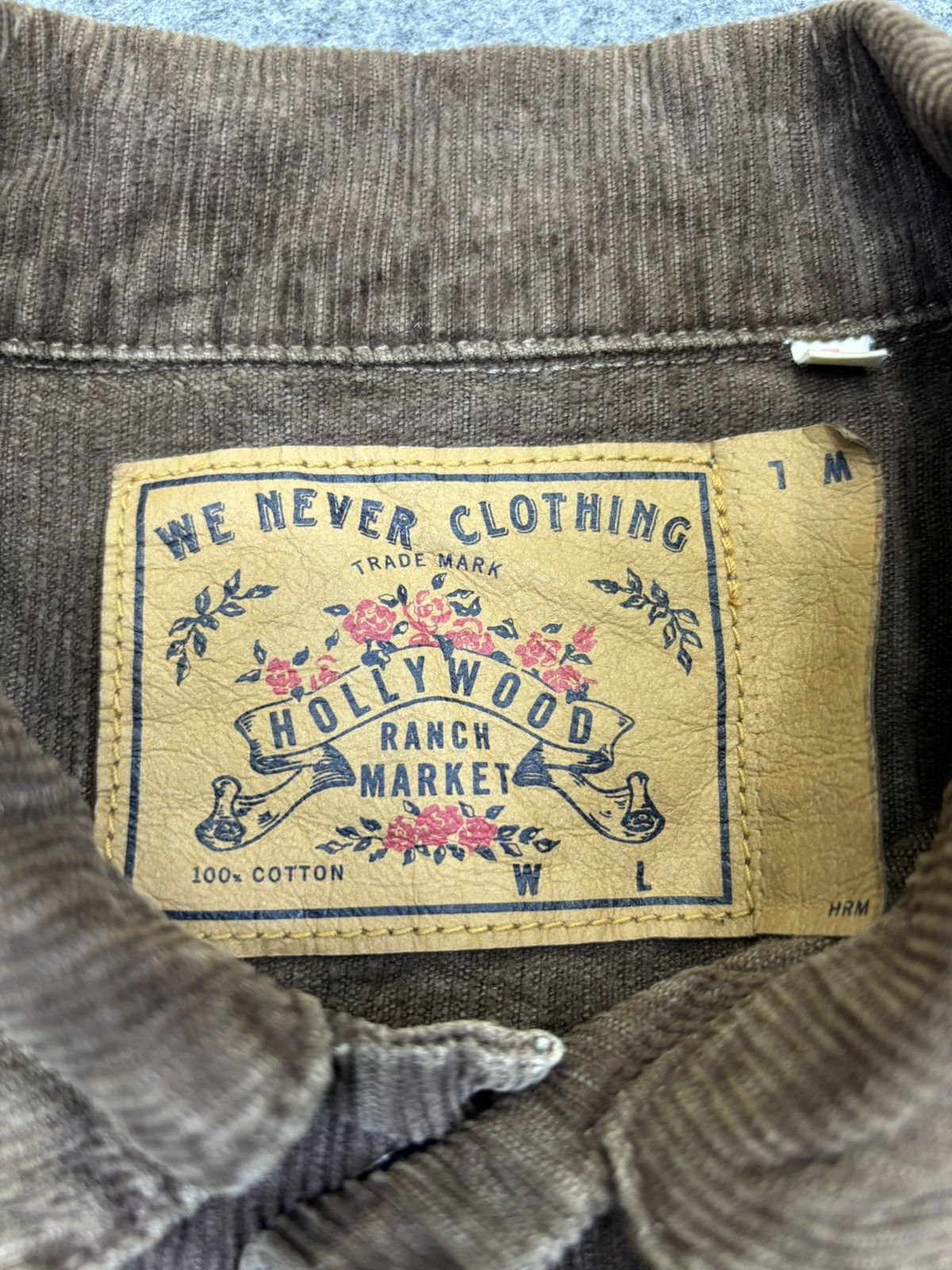 HOLLYWOOD RANCH MARKET 💥Trucker💥HRMarket Curduroy Type 3 Trucker F935 Size US M / EU 48-50 / 2 - 6 Thumbnail