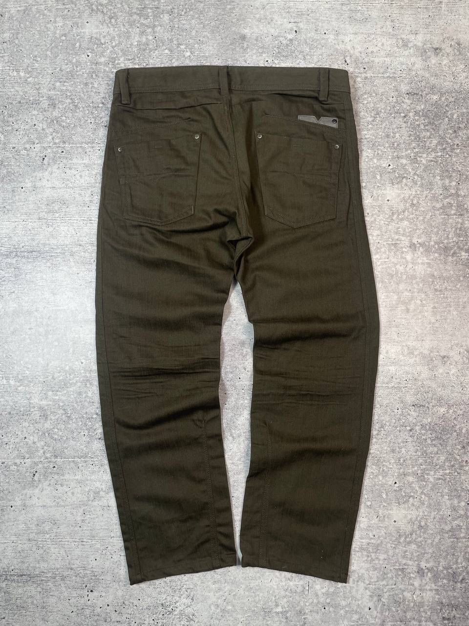 Diesel Vintage 00s Diesel Darron Bootcut Brown Denim Jeans Y2K Size US 34 / EU 50 - 4 Thumbnail