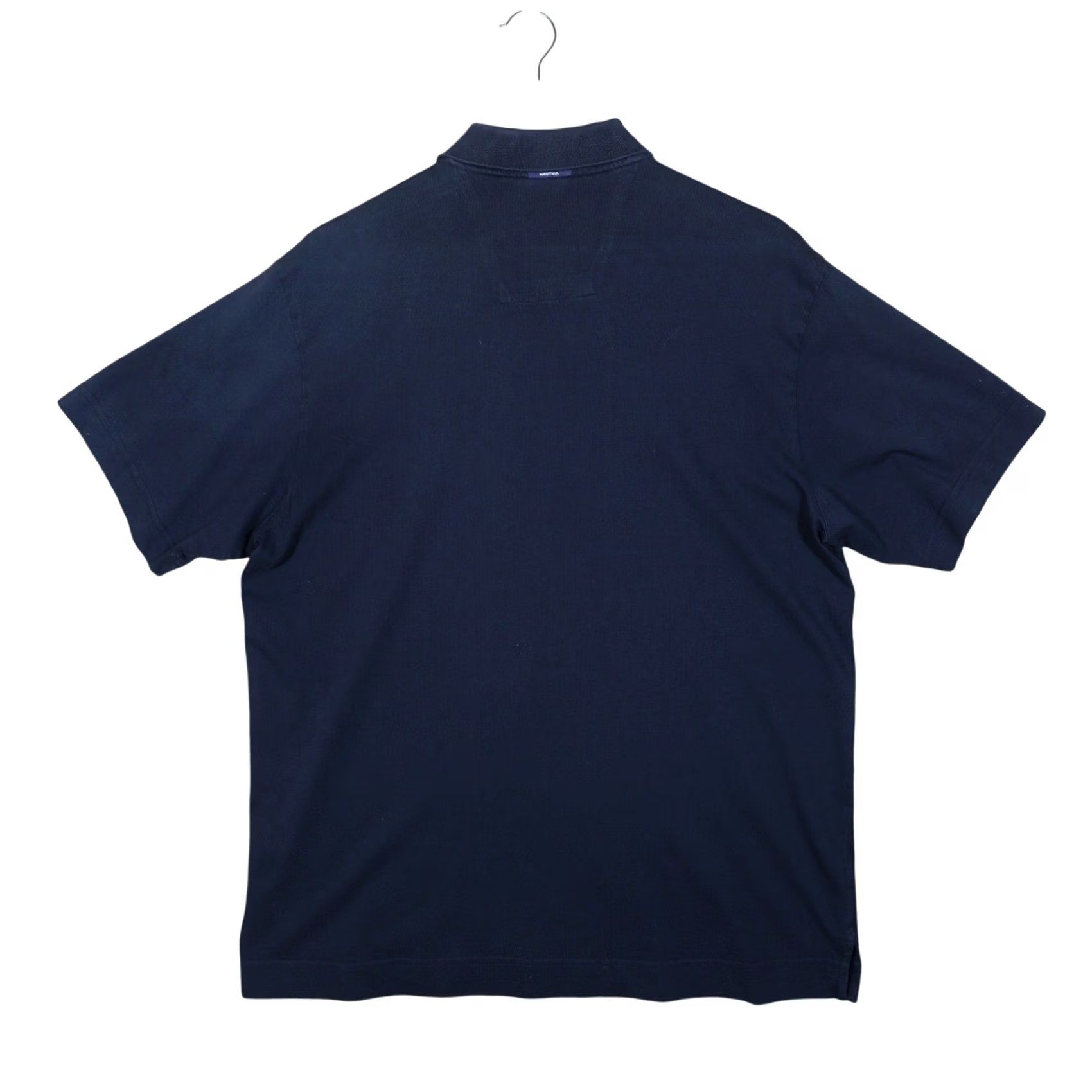 Nautica Nautica Polo Shirt Mens Short Sleeve Black 100% Cotton Pima Embroidered Logo Red Sailboat Size M Size US M / EU 48-50 / 2 - 4 Thumbnail