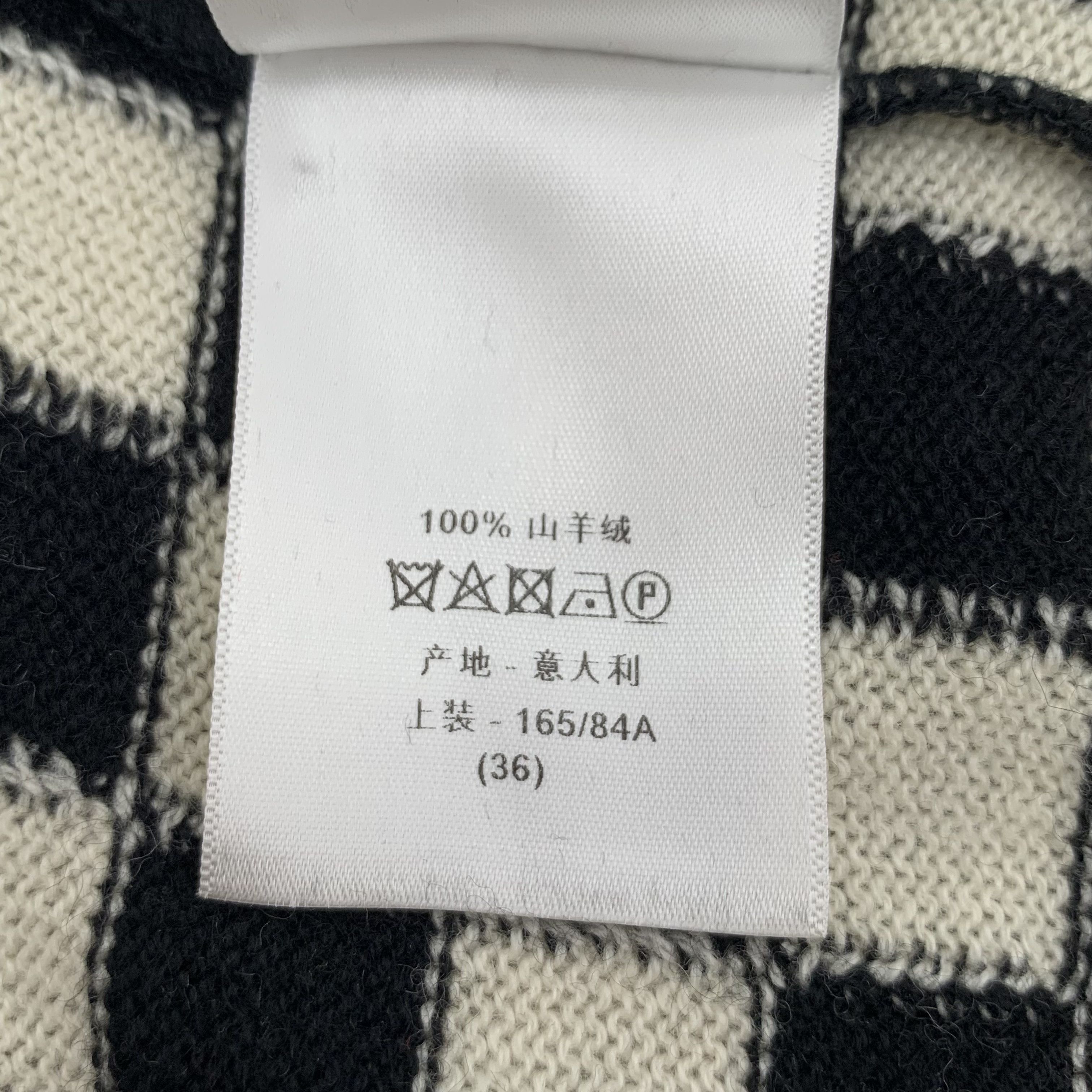 Dior Christian Dior Knitwear Black & White (XS) Size XS / US 0-2 / IT 36-38 - 3 Thumbnail