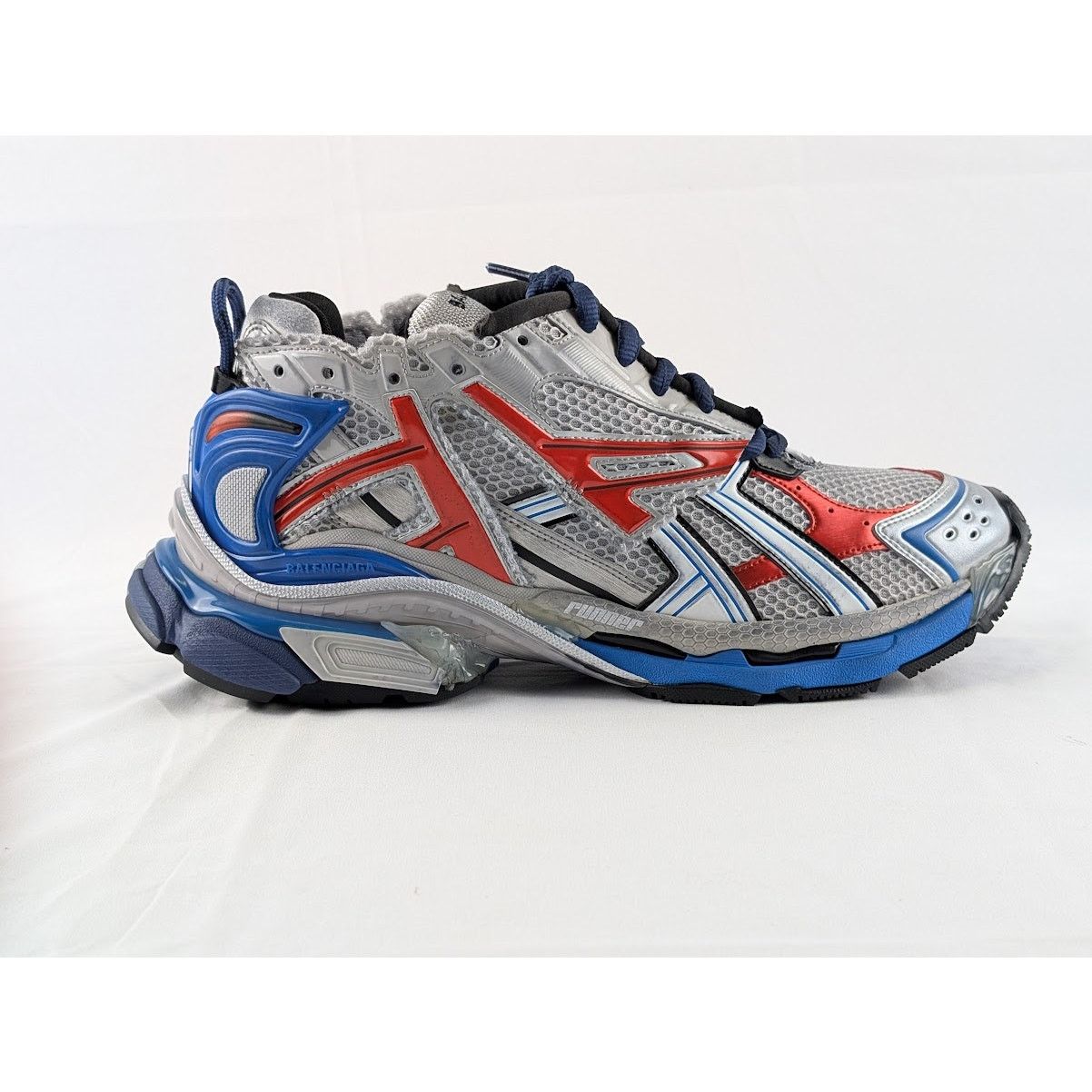 Balenciaga o1rshd1 Mesh Rubber Runner in Multicolor Size US 13 / EU 46 - 7 Thumbnail