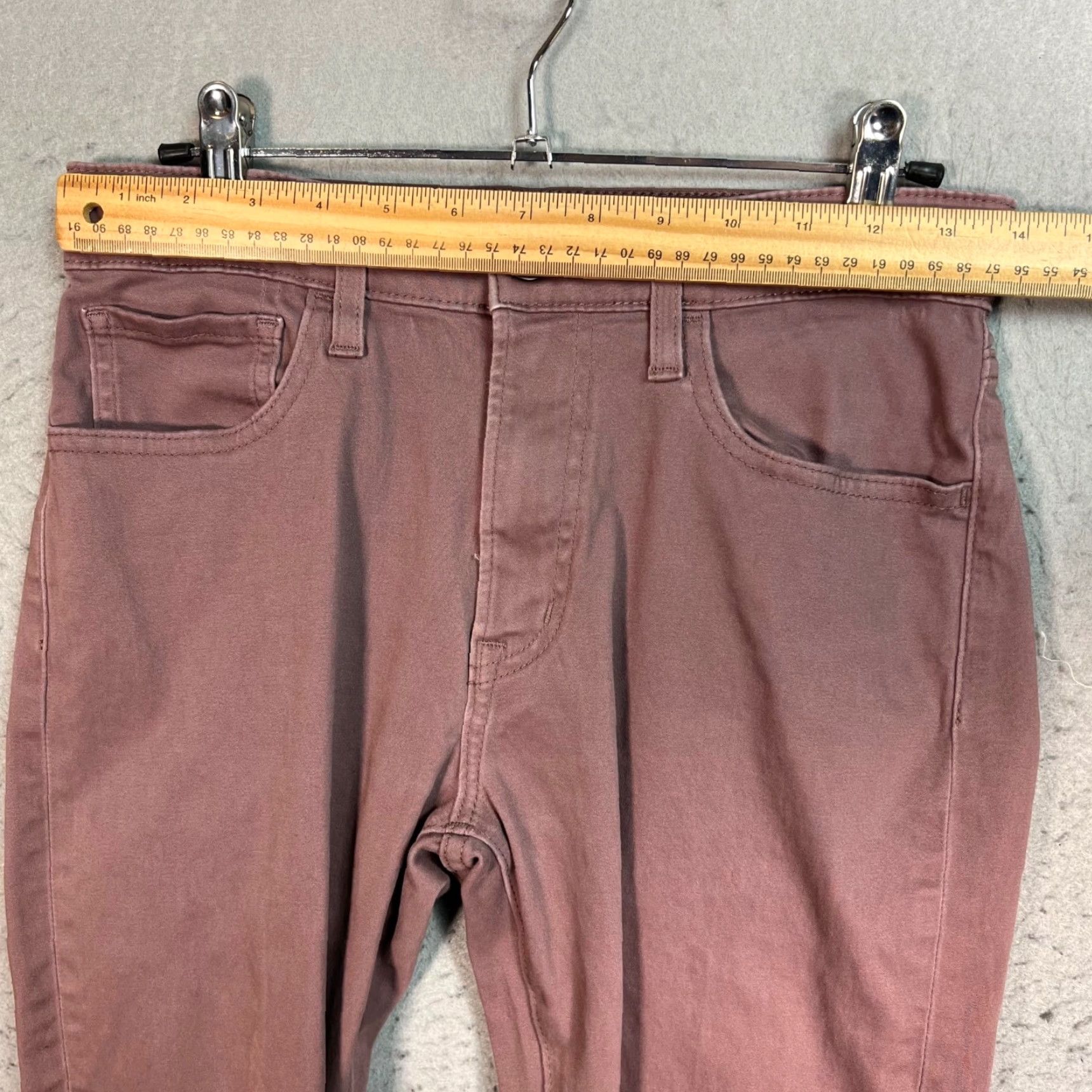 Uniqlo Uniqlo Jeans Mens XS 26-28 Dusty Pink Skinny Fit Cotton Blend Denim Pants Regular Inseam 29in Boys Mens Womens Size US 27 - 4 Thumbnail