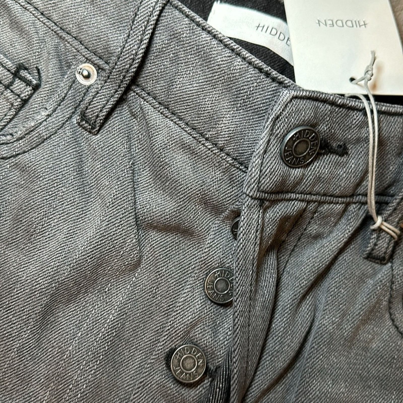 HIDDEN Hidden Tracey High Rise Straight Jeans - 28 Size 28" / US 6 / IT 42 - 6 Thumbnail