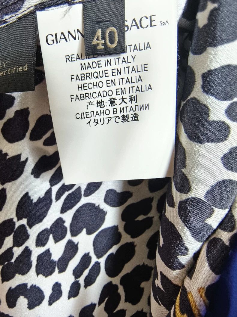 Versace Versace Leopard print silk dress Size M / US 6-8 / IT 42-44 - 6 Thumbnail