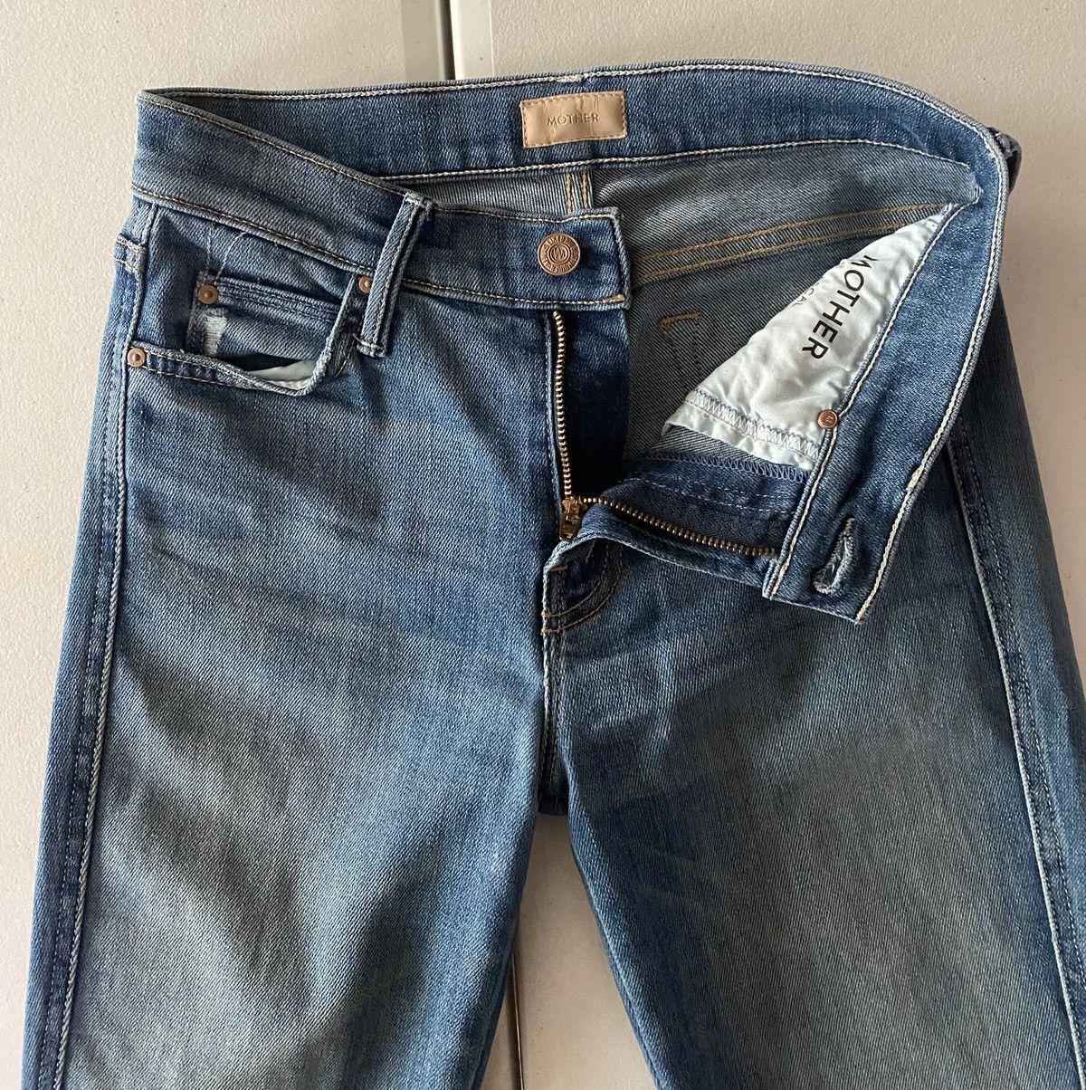 MOTHER Mother Denim The Rascal Ankle Wild! Wash Distressed 5 pkt 24 Size 24" / US 00 / IT 34 - 12 Thumbnail