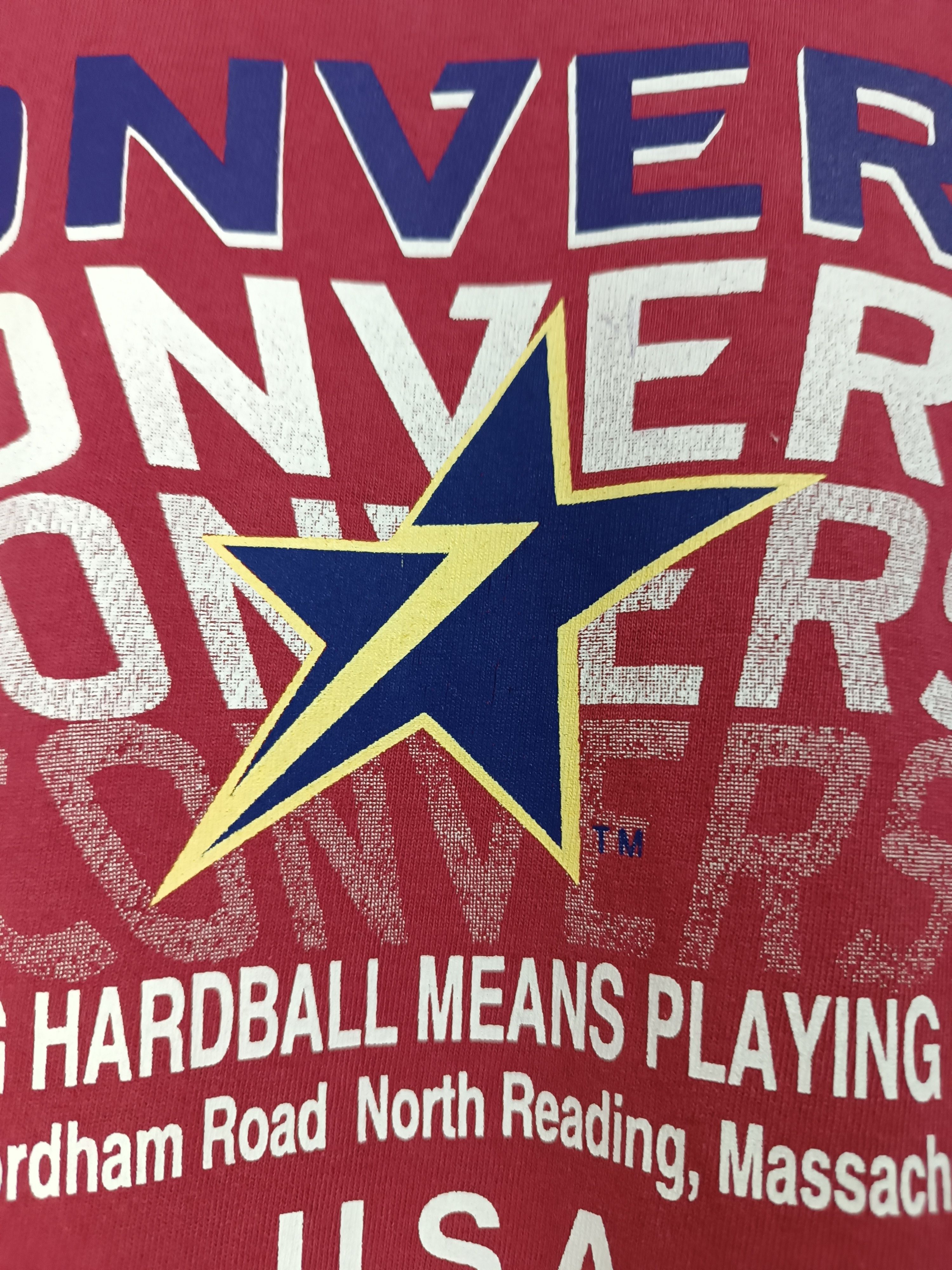 Converse VINTAGE 90'S CONVERSE HARDBALL FADED TEE NBA MLB Size US L / EU 52-54 / 3 - 14 Thumbnail