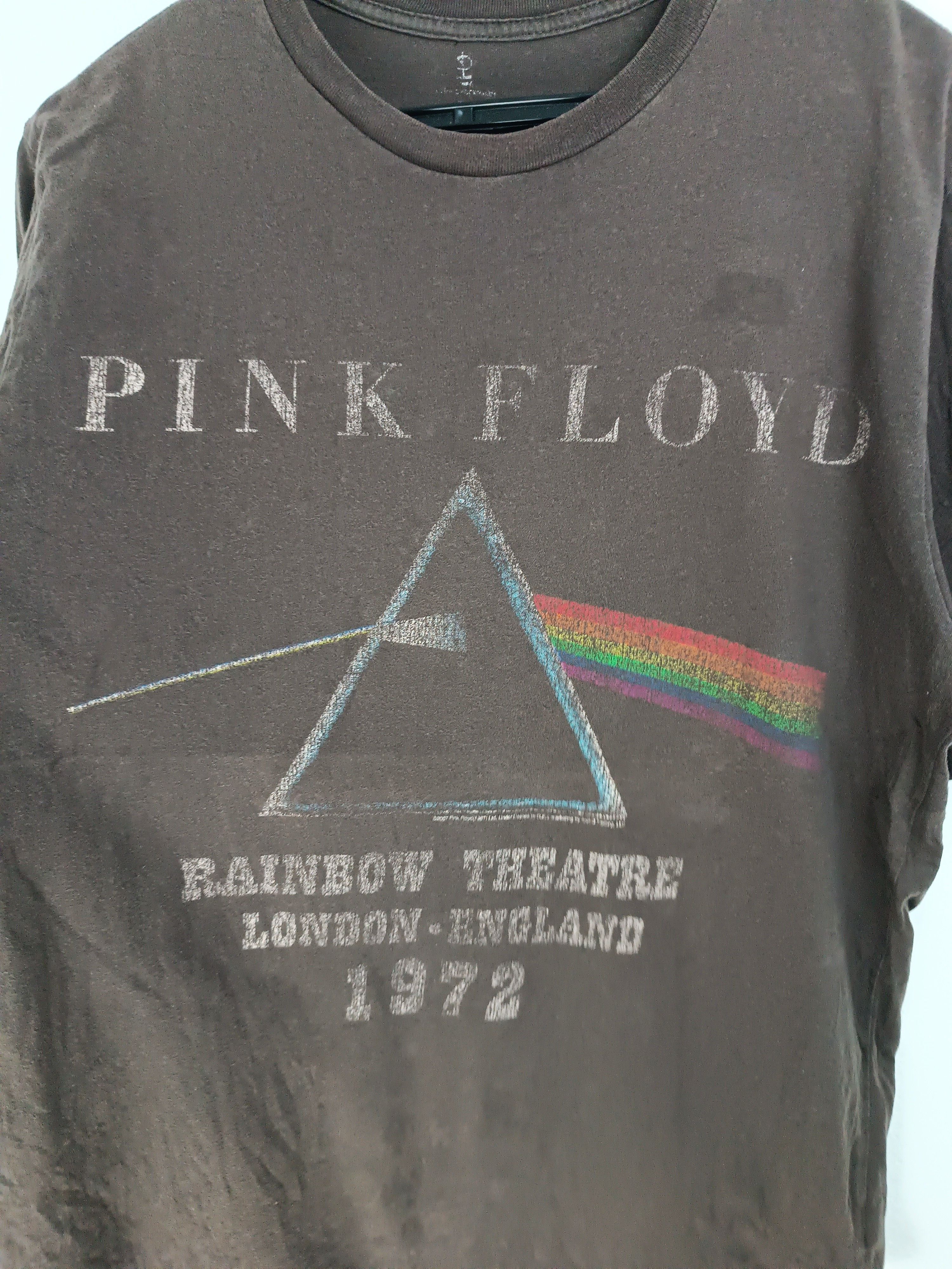 Band Tees FADED VINTAGE PINK FLOYD 1972 RAINBOW THEATER TEE u2 bonjovi Size US L / EU 52-54 / 3 - 8 Thumbnail