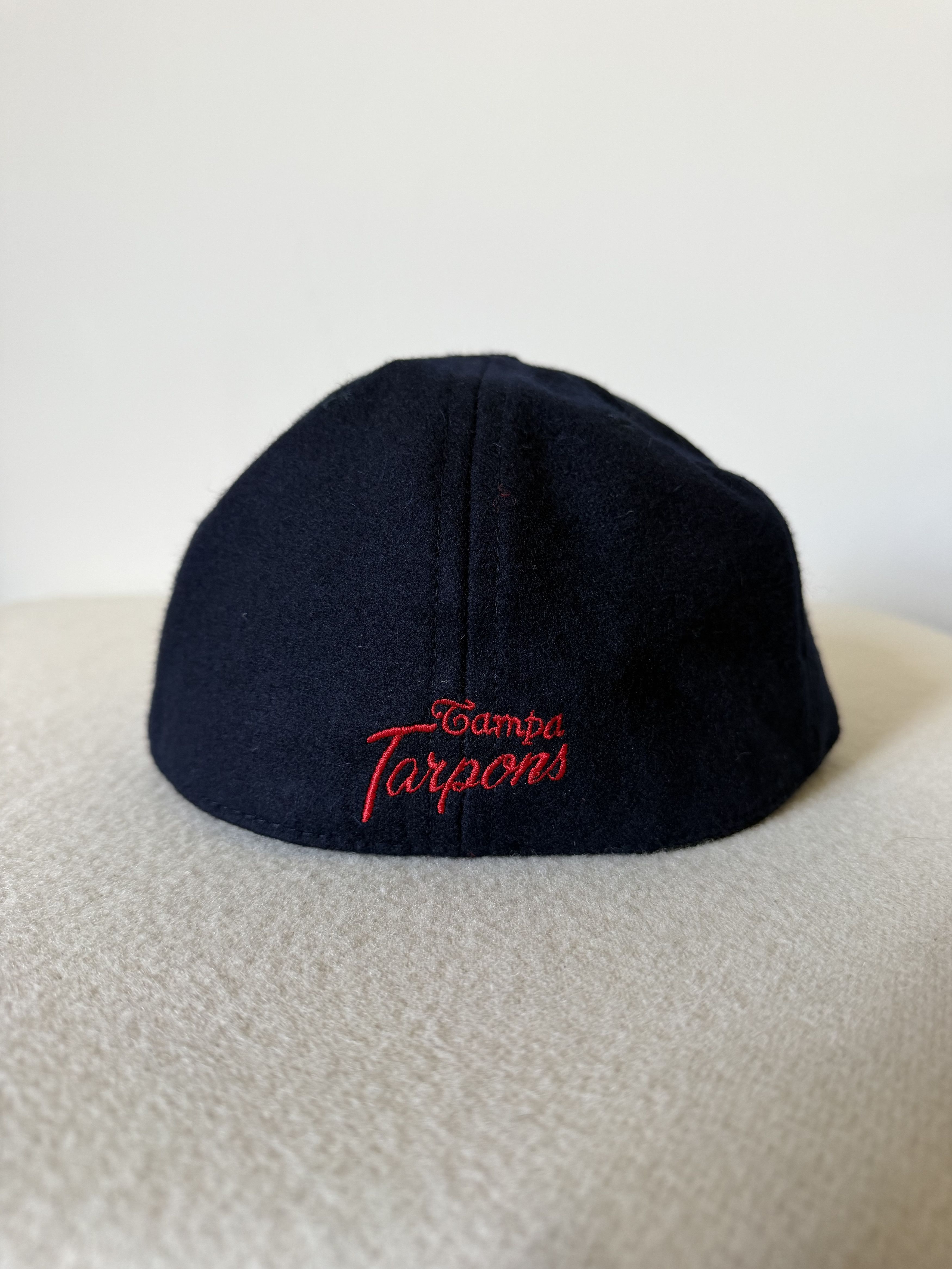 Ebbets Field Flannels 7 3/8 Ebbets Field Tampa Tarpoons Letterhead Wool Hat Size ONE SIZE - 4 Thumbnail