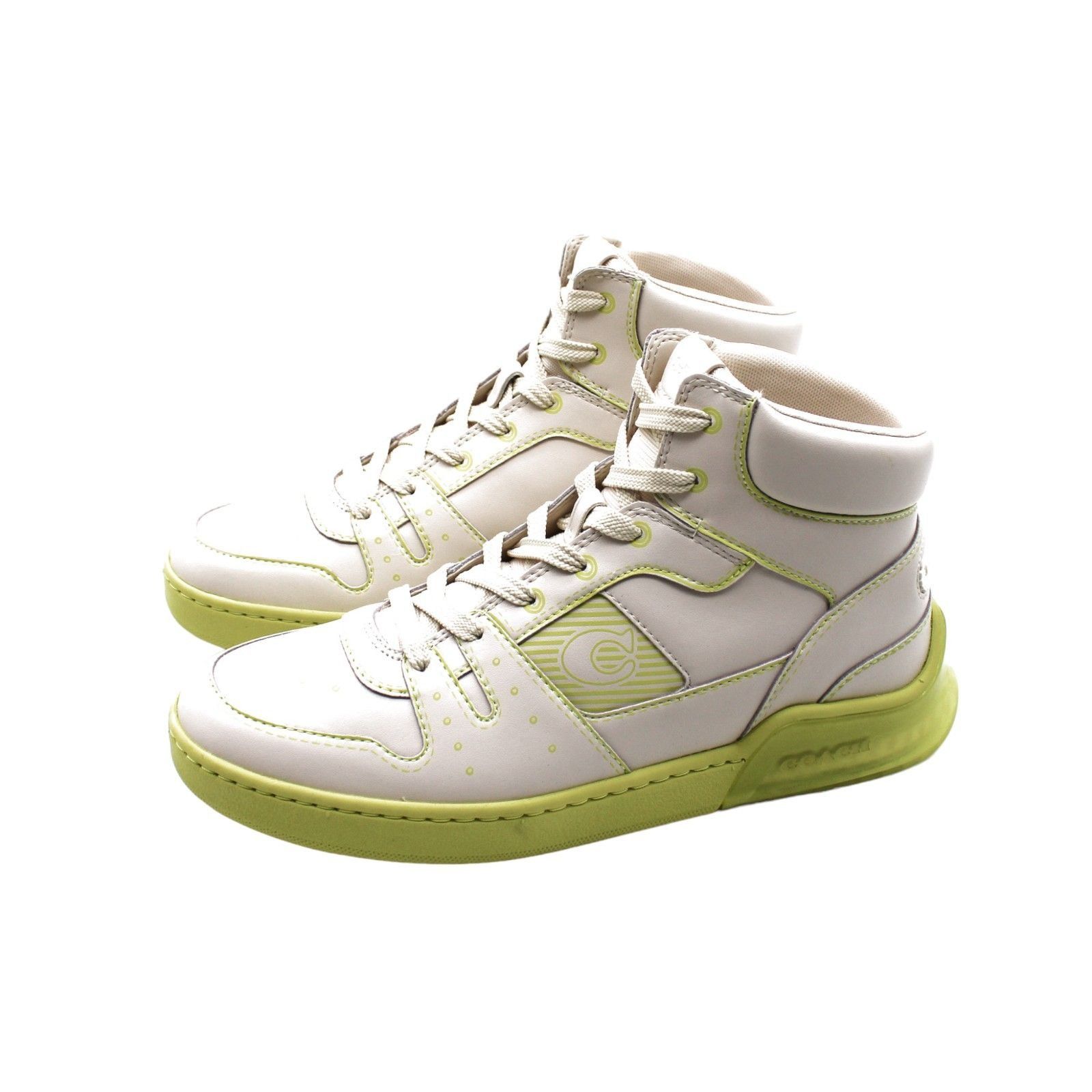 Coach COACH High Top Sneakers - White Size US 9 / EU 42 - 4 Thumbnail