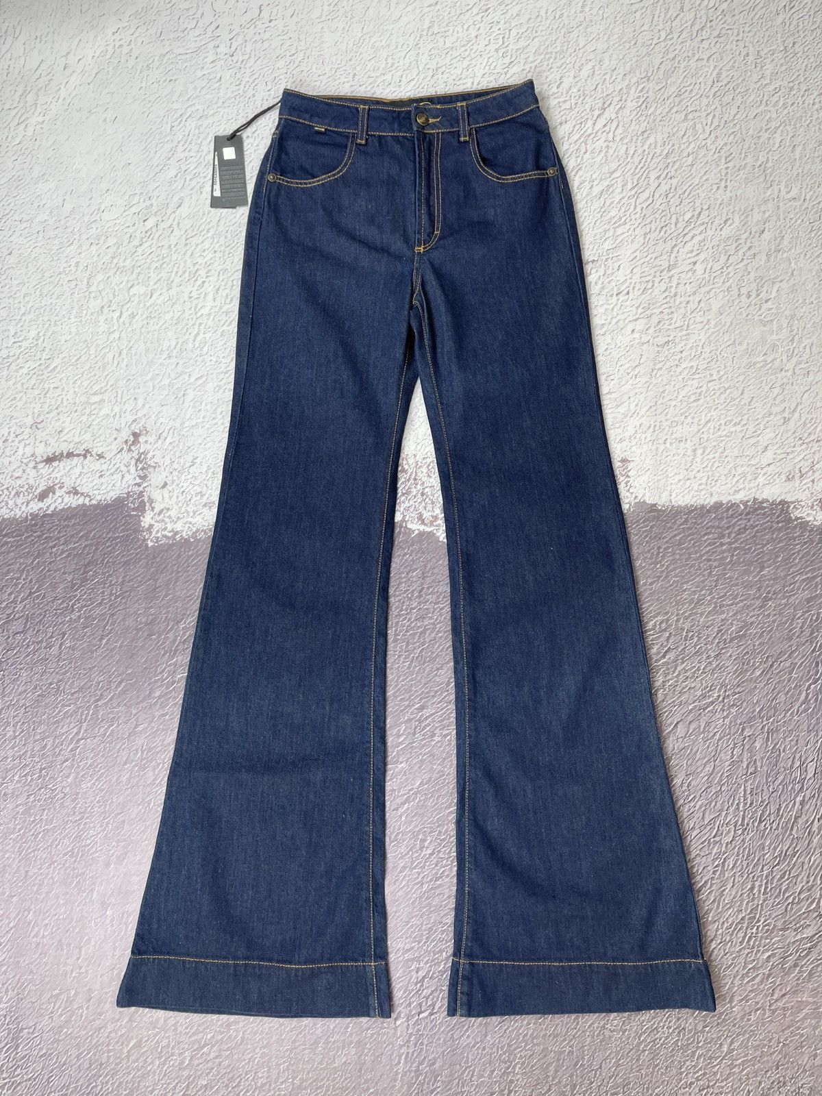 Just Cavalli Just Cavalli vintage indigo blue flared bootcut denim jeans Size 27" / US 4 / IT 40 - 1 Thumbnail