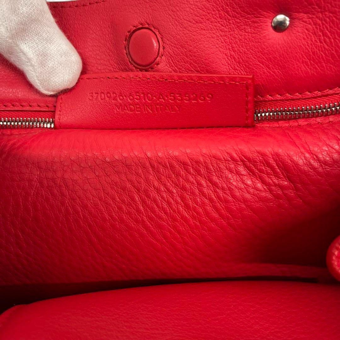 Balenciaga Balenciaga - Shoulder Bag Red Leather Handbag Size ONE SIZE - 3 Thumbnail