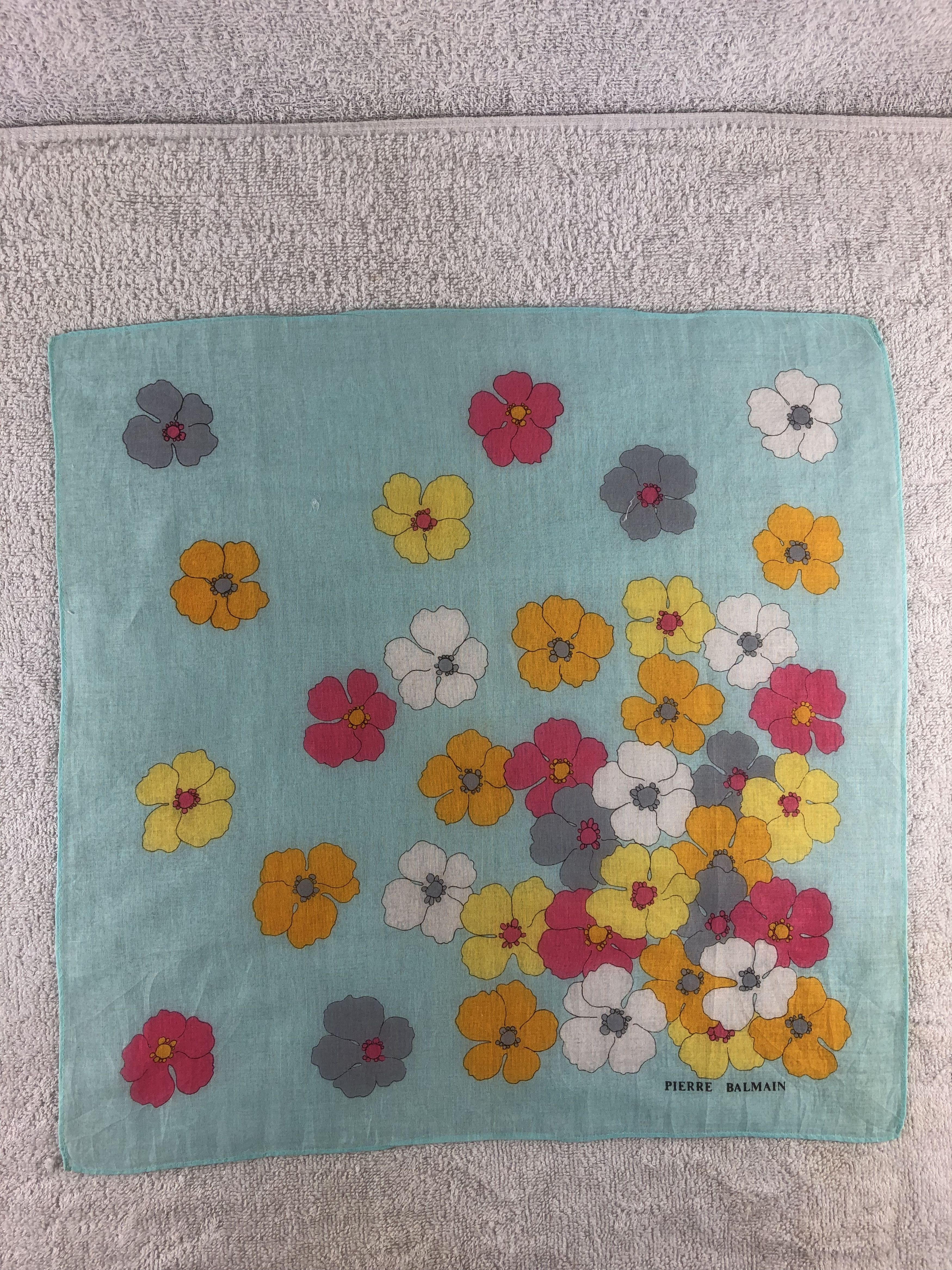 Pierre Balmain × Vintage Pierre Balmain Handkerchief / Bandana / Neckerchief Size ONE SIZE - 3 Thumbnail