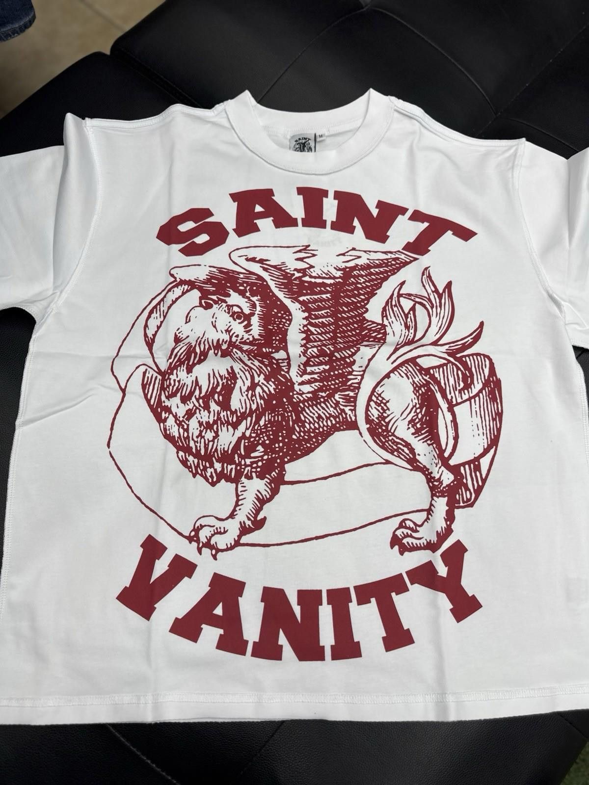 Saint Vanity Size (M) - Saint Vanity T-shirt Red Logo Authentic (NEW) Size US M / EU 48-50 / 2 - 1 Thumbnail