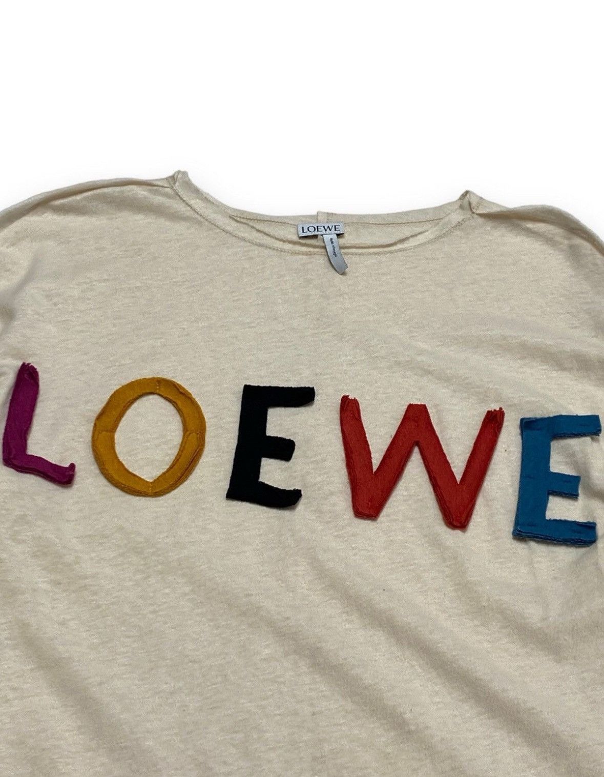 Loewe Loewe long sleeve logo t shirt | Grailed