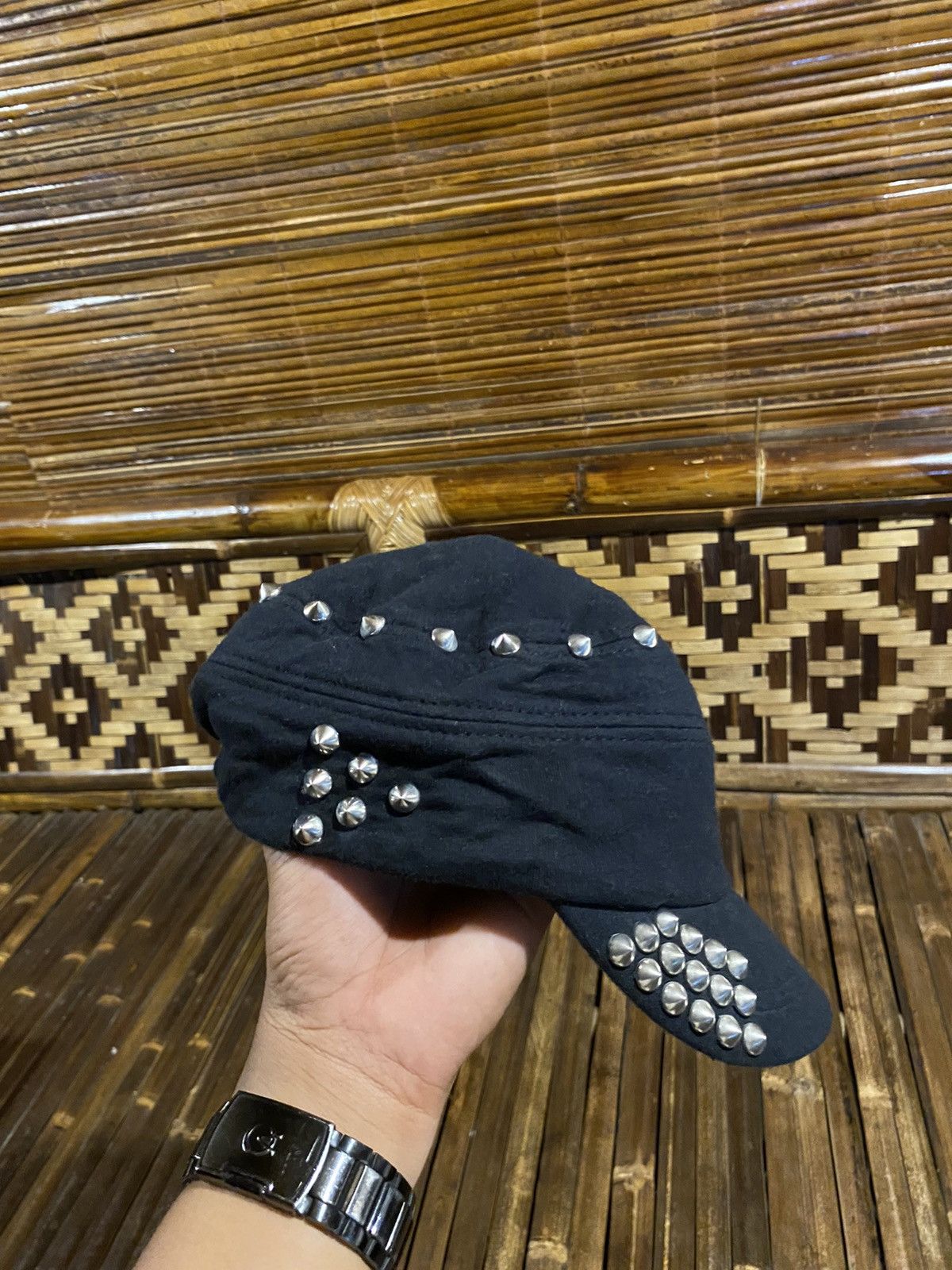 Japanese Brand × Vintage 2000s cadet hat distressed blink punk y2k style Size ONE SIZE - 5 Thumbnail
