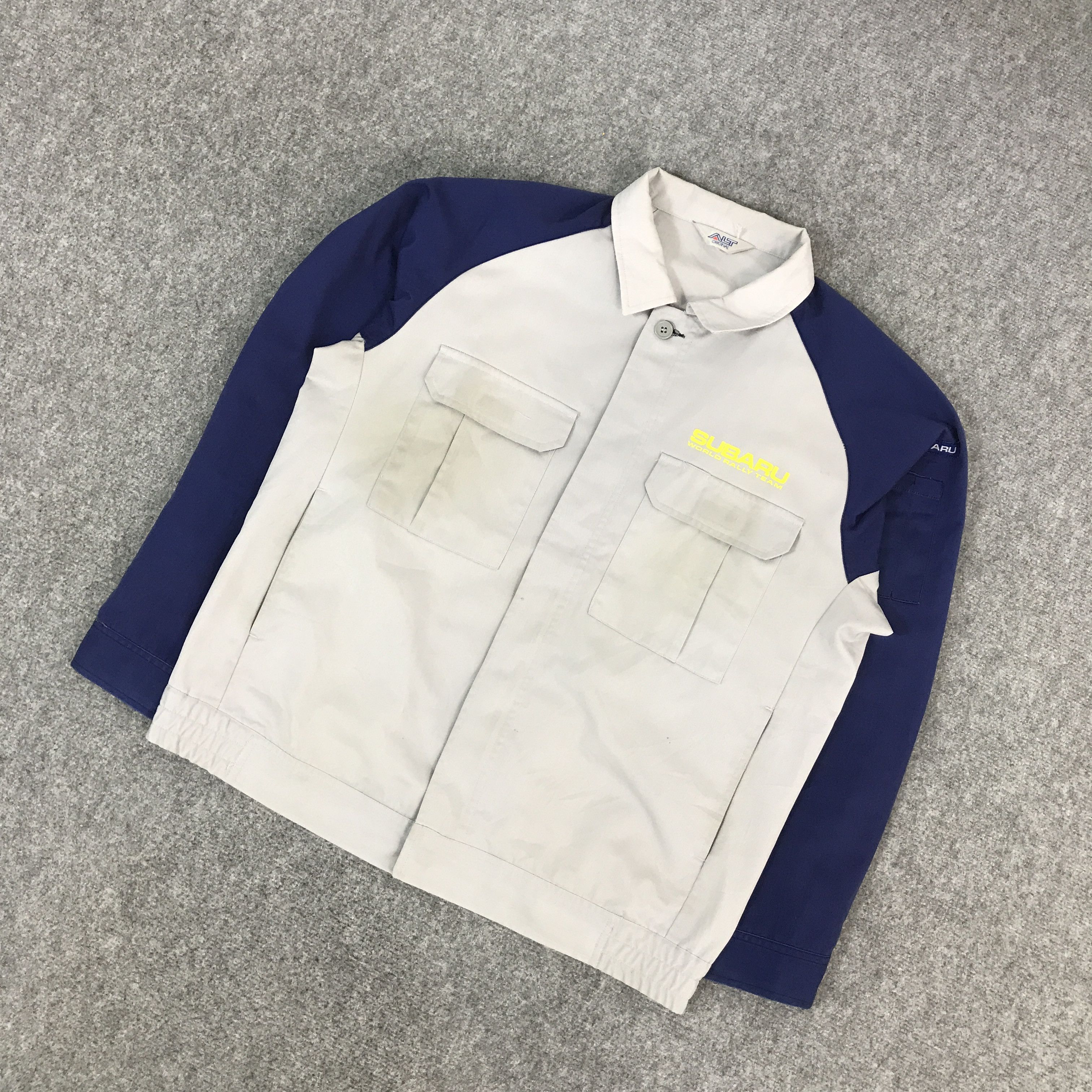 Japanese Brand VINTAGE SUBARU WORLD RALLY TEAM RACING CUSTOM JACKET Size US L / EU 52-54 / 3 - 5 Thumbnail