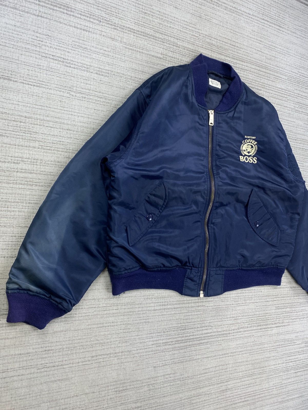 Japanese Brand Vintage Suntory Coffee Back Print Bombers Jacket Size US XL / EU 56 / 4 - 3 Thumbnail