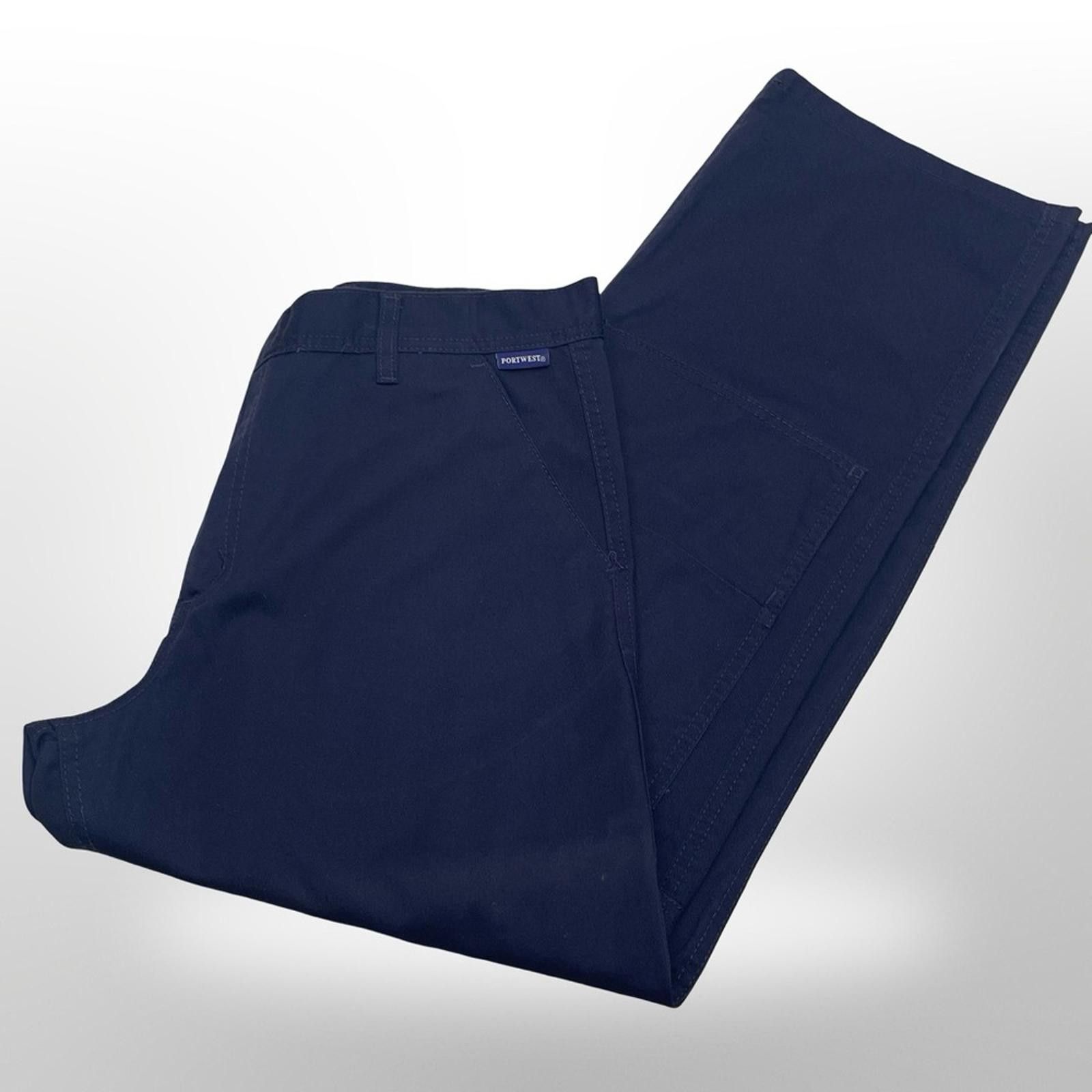 Other PORTWEST Men's Navy Cargo Work Pants - Size 32,34,36 & 38 Size US 34 / EU 50 - 3 Thumbnail