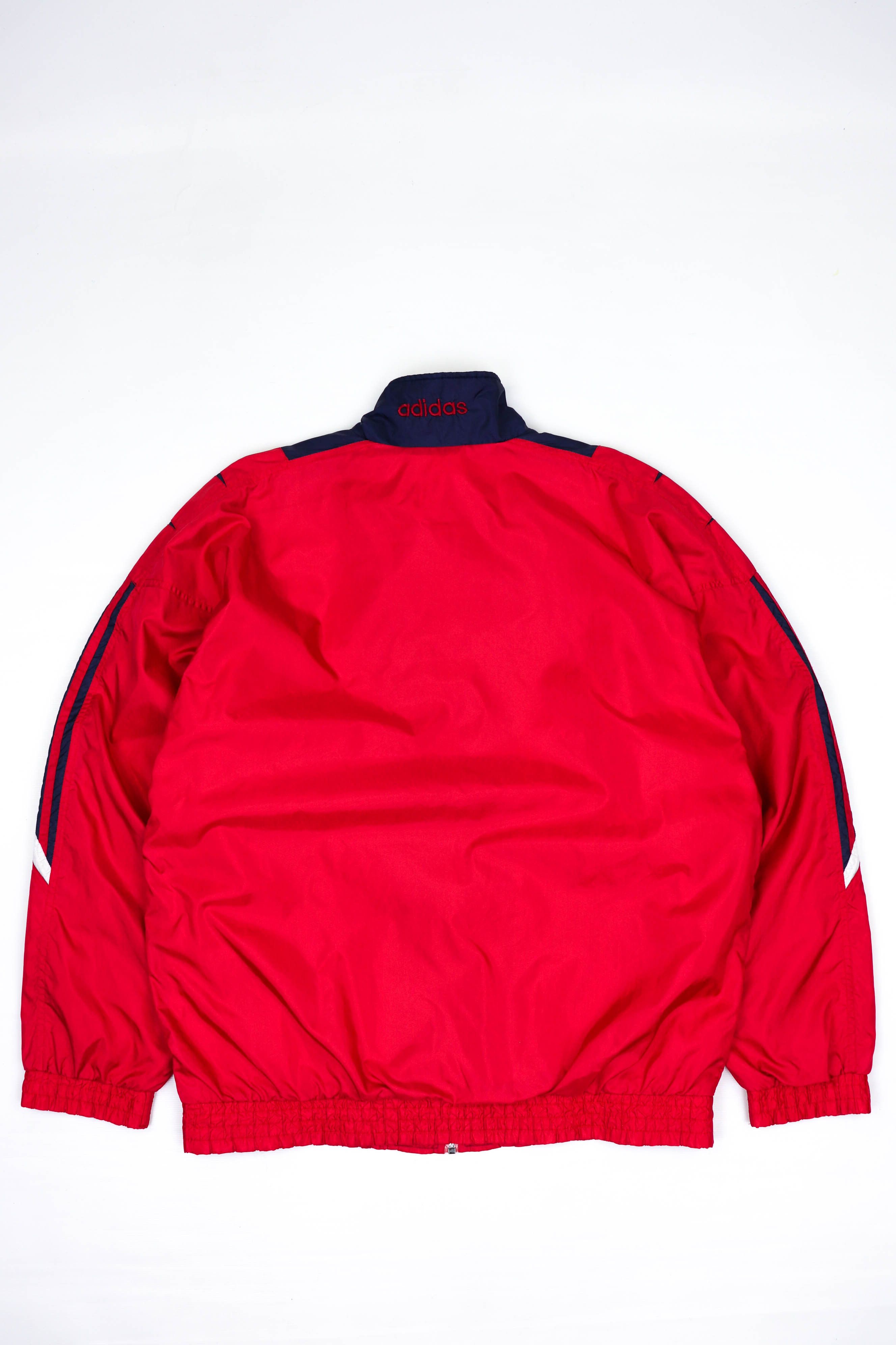 Adidas Adidas Vintage 3 Stripes Oversized Windbreaker Track Jacket Size US XL / EU 56 / 4 - 2 Thumbnail