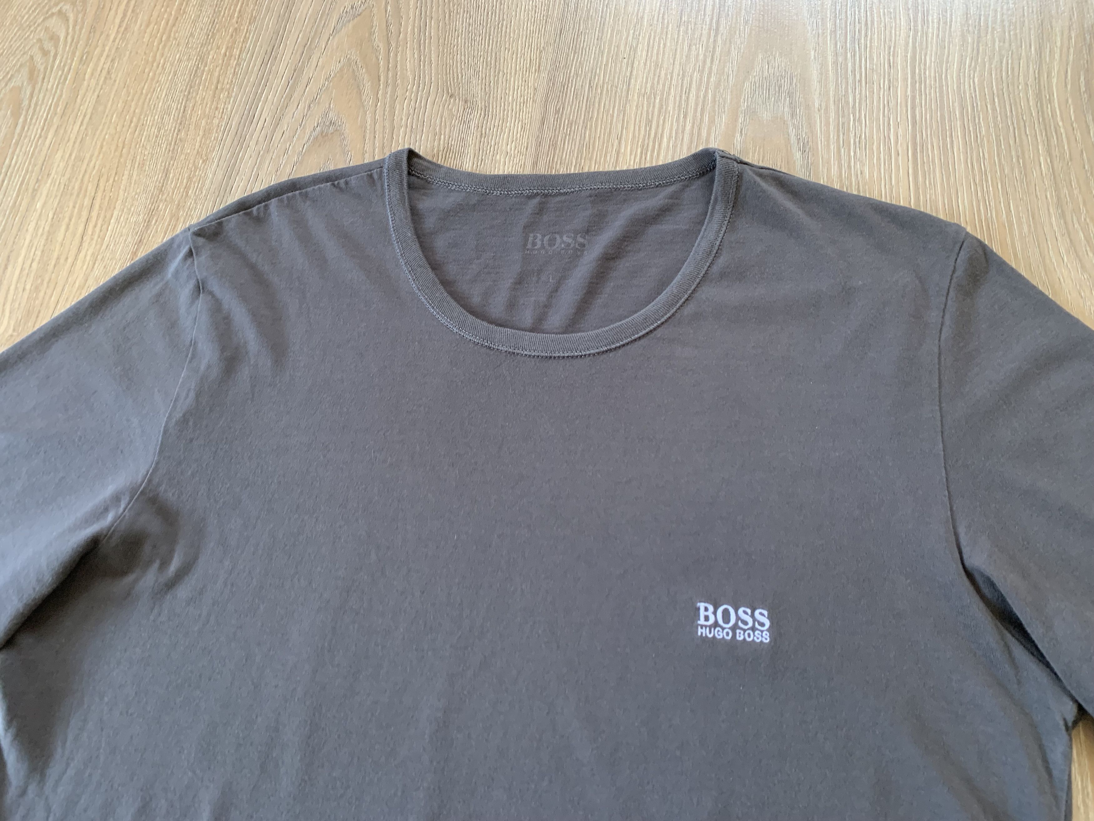 Hugo Boss Mens Hugo Boss Basic Grey T Shirt Size US L / EU 52-54 / 3 - 4 Thumbnail