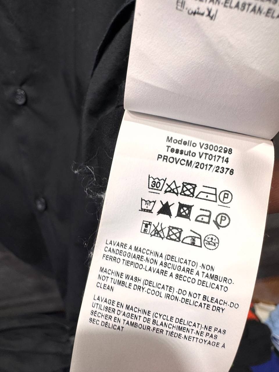 Versace Versace Collection Black Slim Fit Mens Shirt Button Up Size US S / EU 44-46 / 1 - 12 Thumbnail