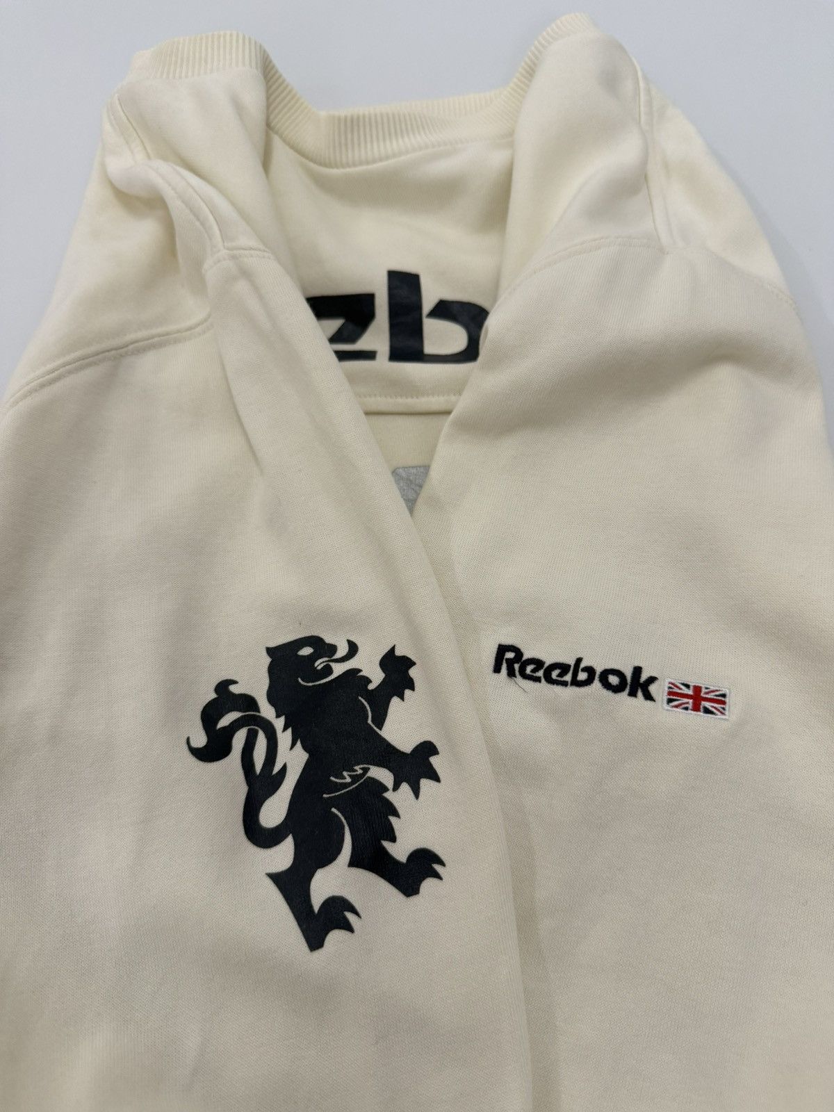 Reebok 🔥 Y2K REEBOK CLASSIC Britain Flag Patches Roundneck - L Size US S / EU 44-46 / 1 - 5 Thumbnail