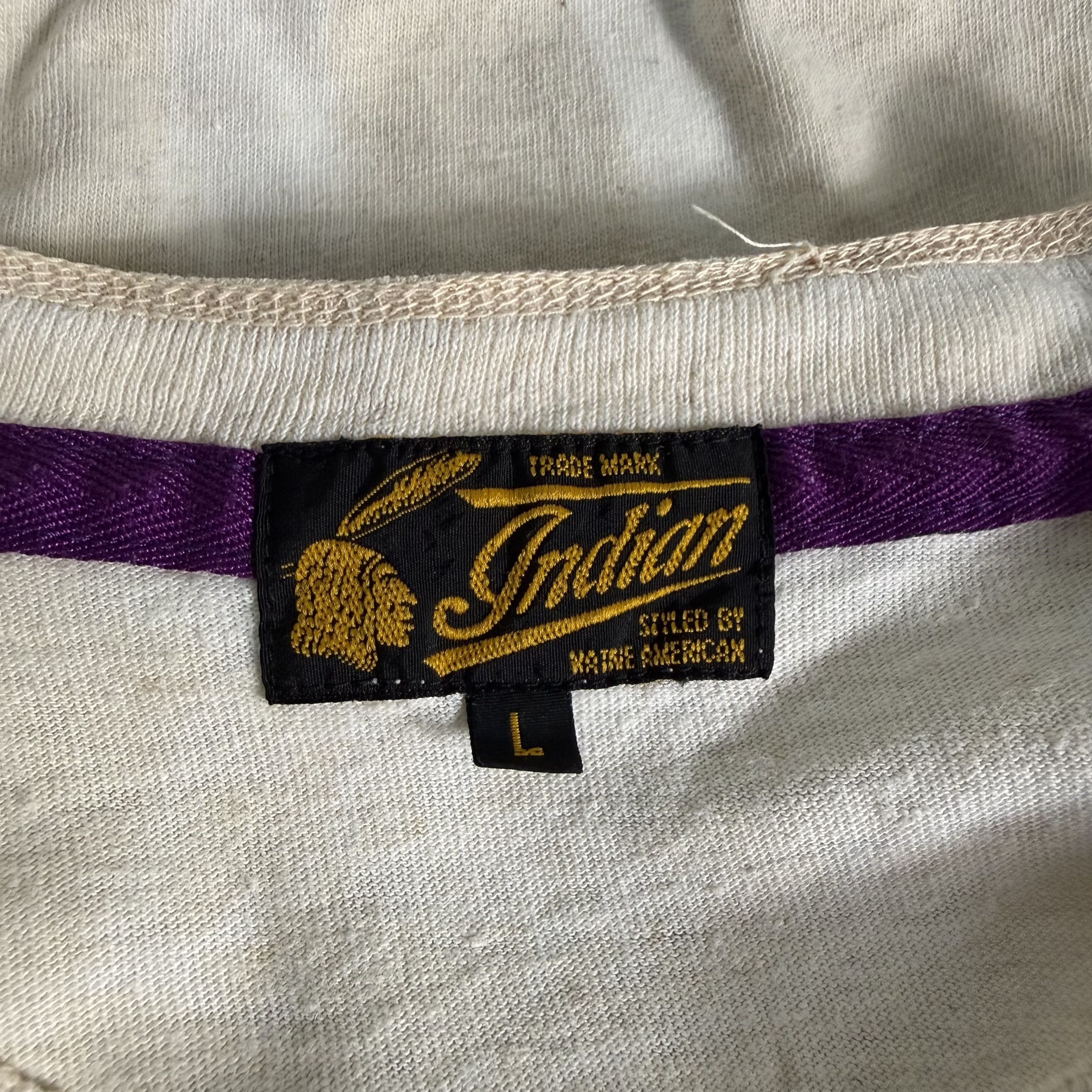 Indian Motorcycle 🔥RARE🔥Vintage Indian Motorcycle Spellout T-shirt Size US M / EU 48-50 / 2 - 5 Thumbnail