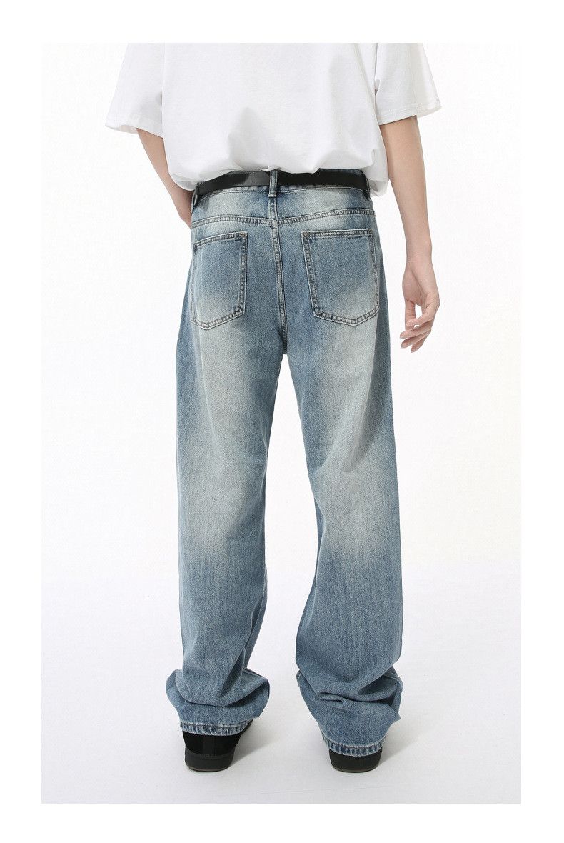 Japanese Brand × Jean Vintage distressed washed loose versatile casual jeans Size US 32 / EU 48 - 4 Thumbnail